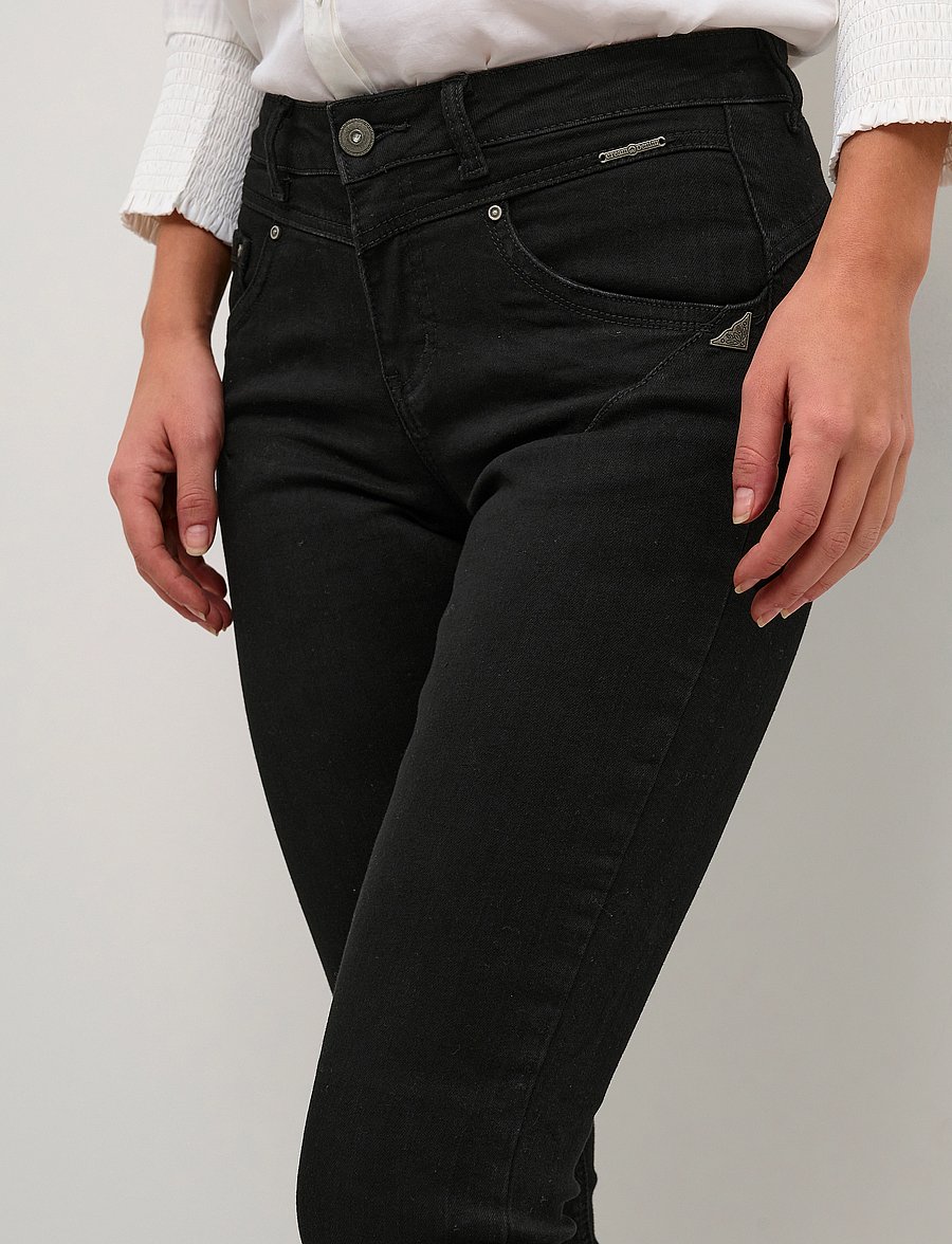 Cream - Amalie Jeans Shape fit - slim fit -farkut - black fade - 5