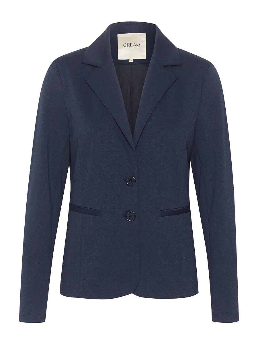 Cream - Anett Blazer - einreihige blazer - navy blazer - 1