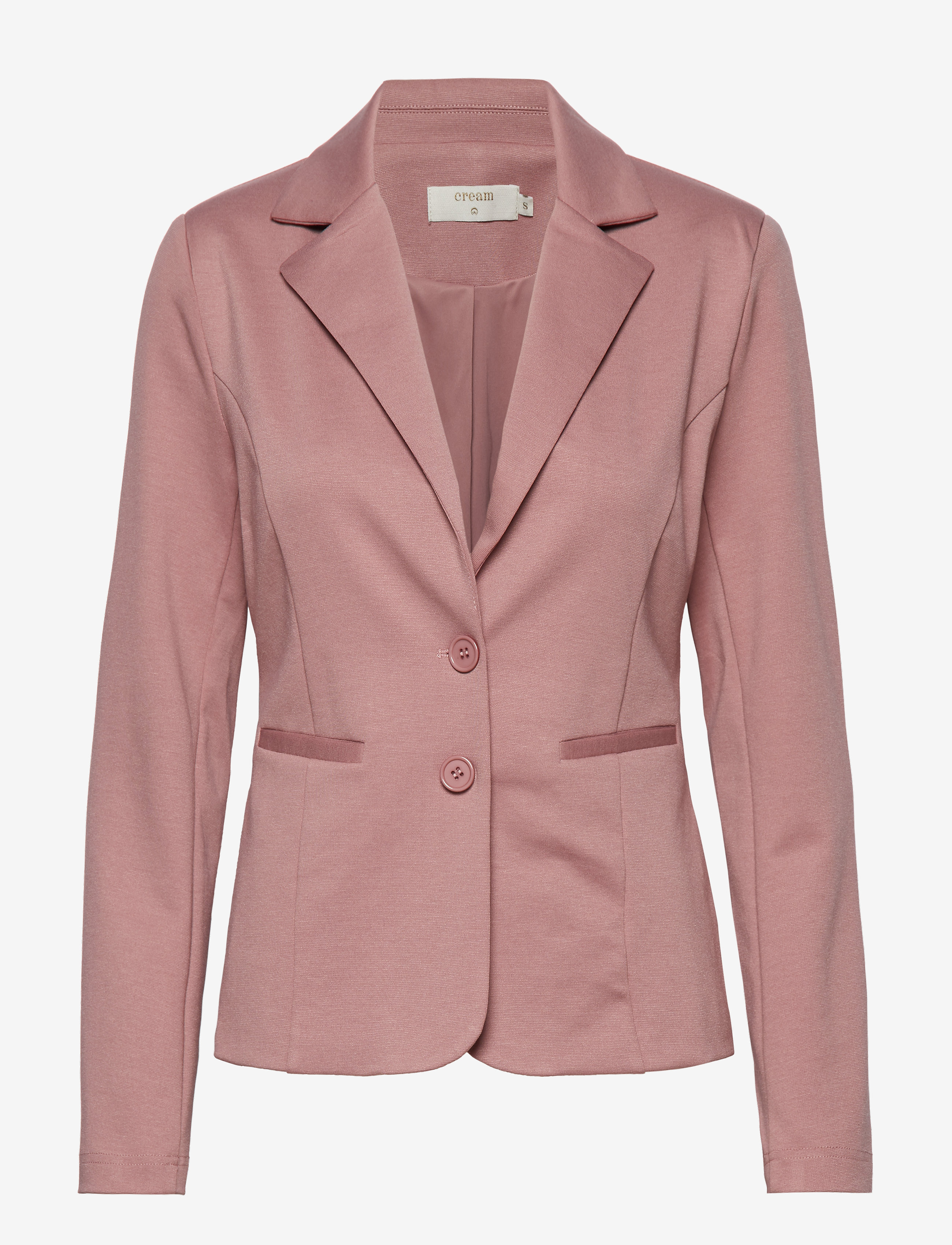 Cream Anett Blazer - Transitional Layering - OLD ROSE / pink/rose