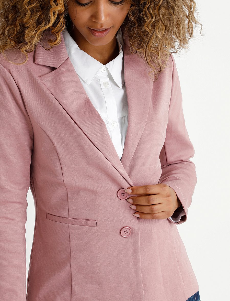 Cream - Anett Blazer - single breasted blazers - old rose - 5
