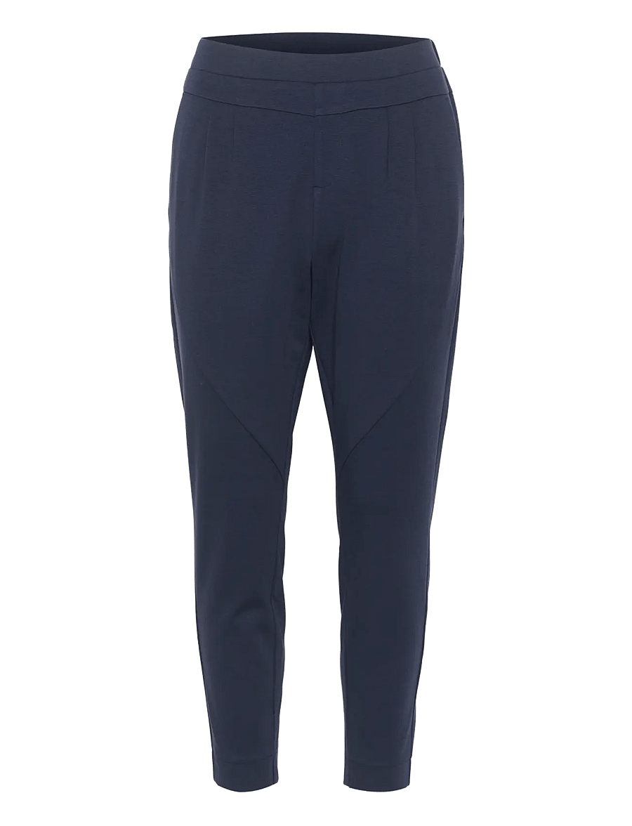 Cream - Anett Pants - slim fit trousers - navy blazer - 1