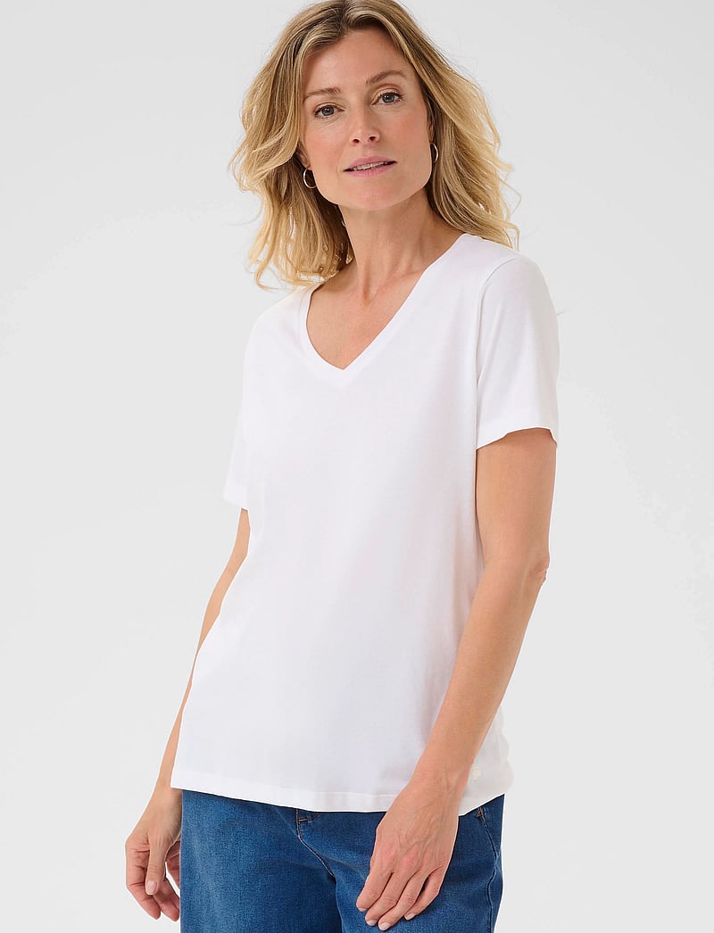 Cream - Naia Tshirt - t-shirts - chalk - 0