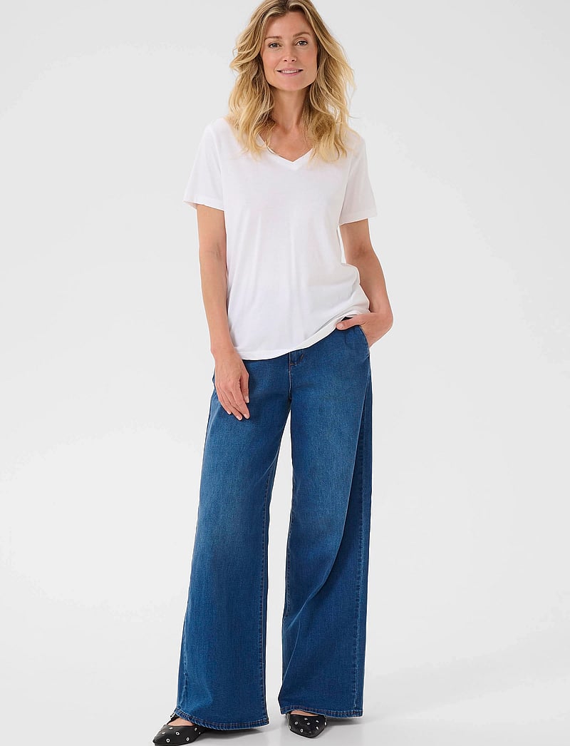 Cream - Naia Tshirt - t-shirts - chalk - 3