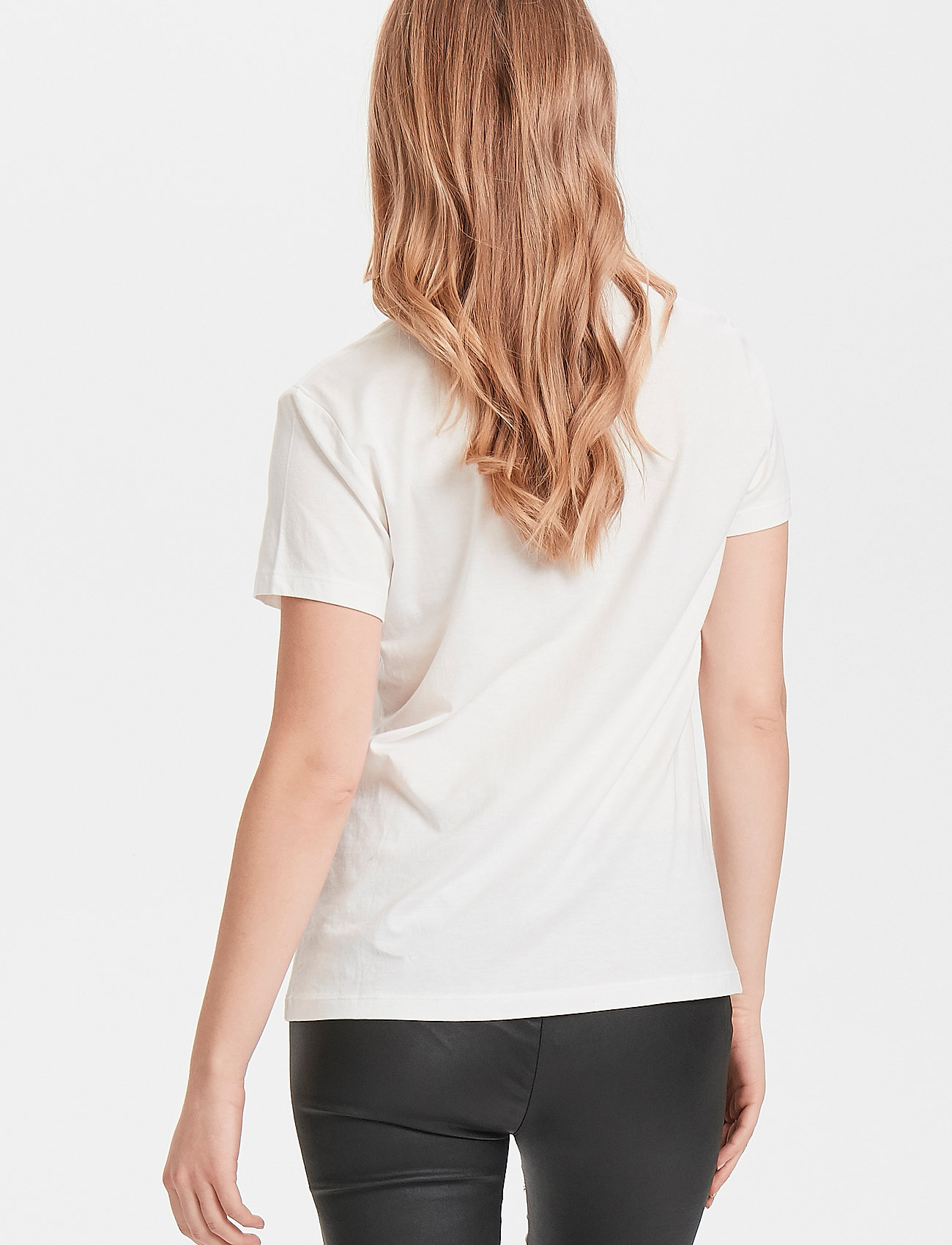 Cream - Naia Tshirt - stuttermarbolir - chalk - 5