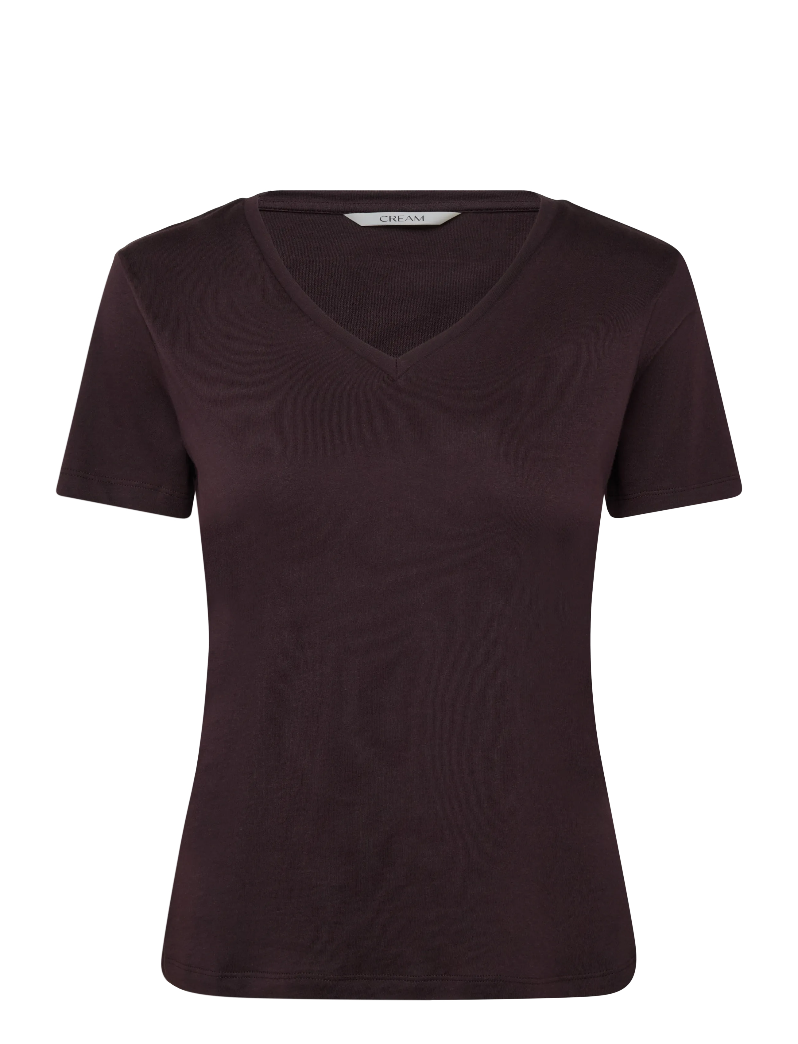 Cream Naia Tshirt - Tøj - CHOCOLATE PLUM / burgundy