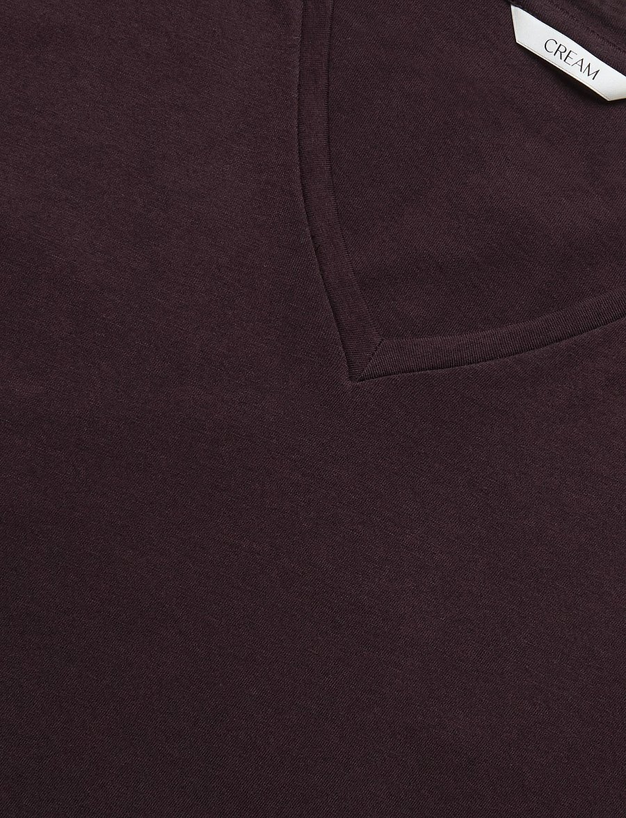 Cream - Naia Tshirt - t-shirts - chocolate plum - 2