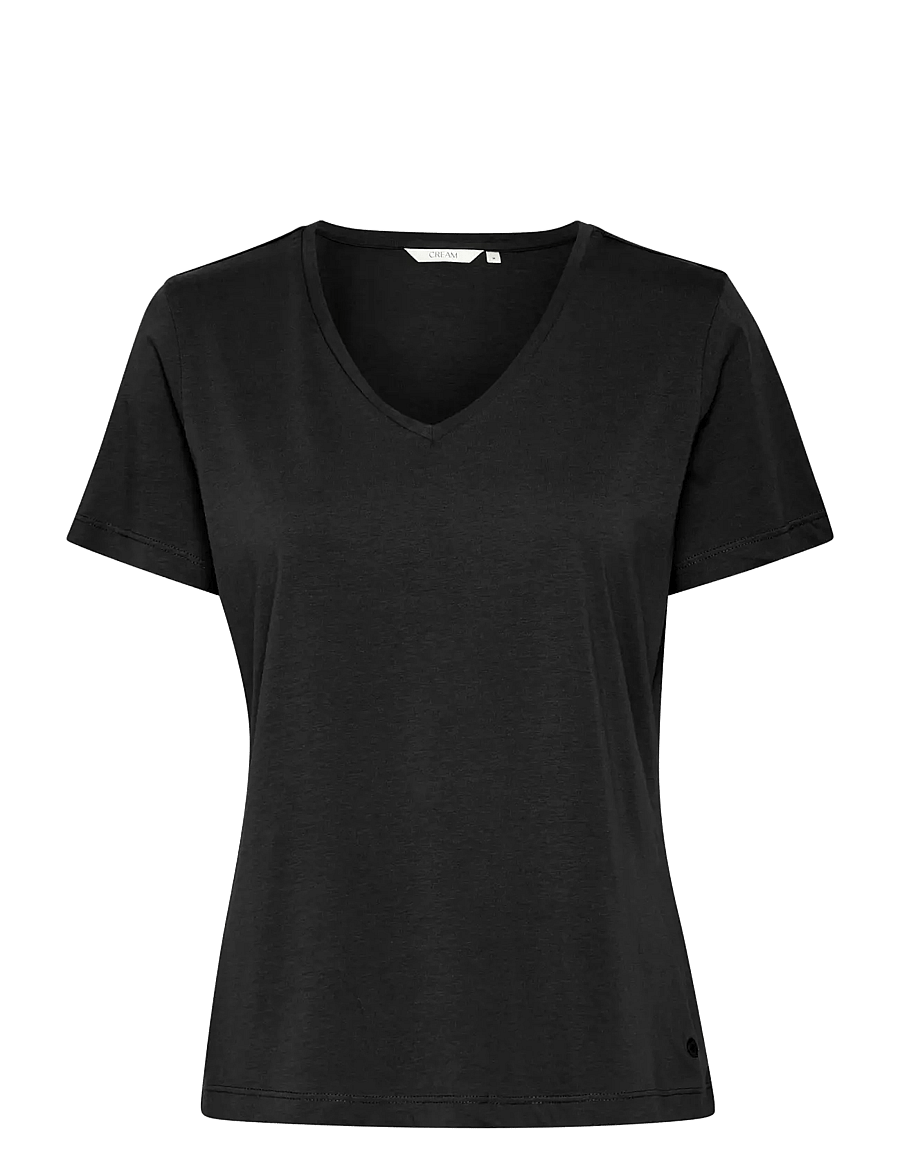 Cream - Naia Tshirt - t-shirts - pitch black - 1