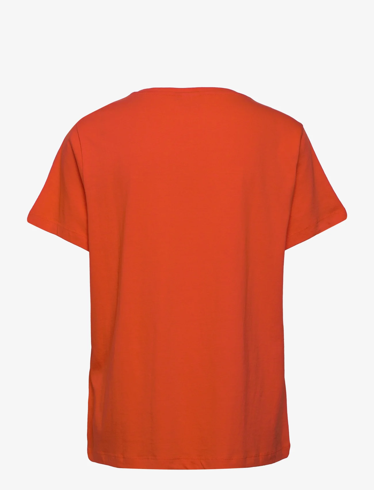 Cream - Naia Tshirt - t-shirty - tangerine tango - 1