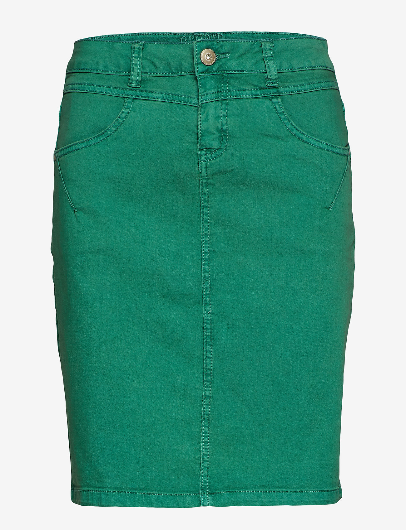 Cream - Amalie skirt - knee lgd. - bottle green - 0