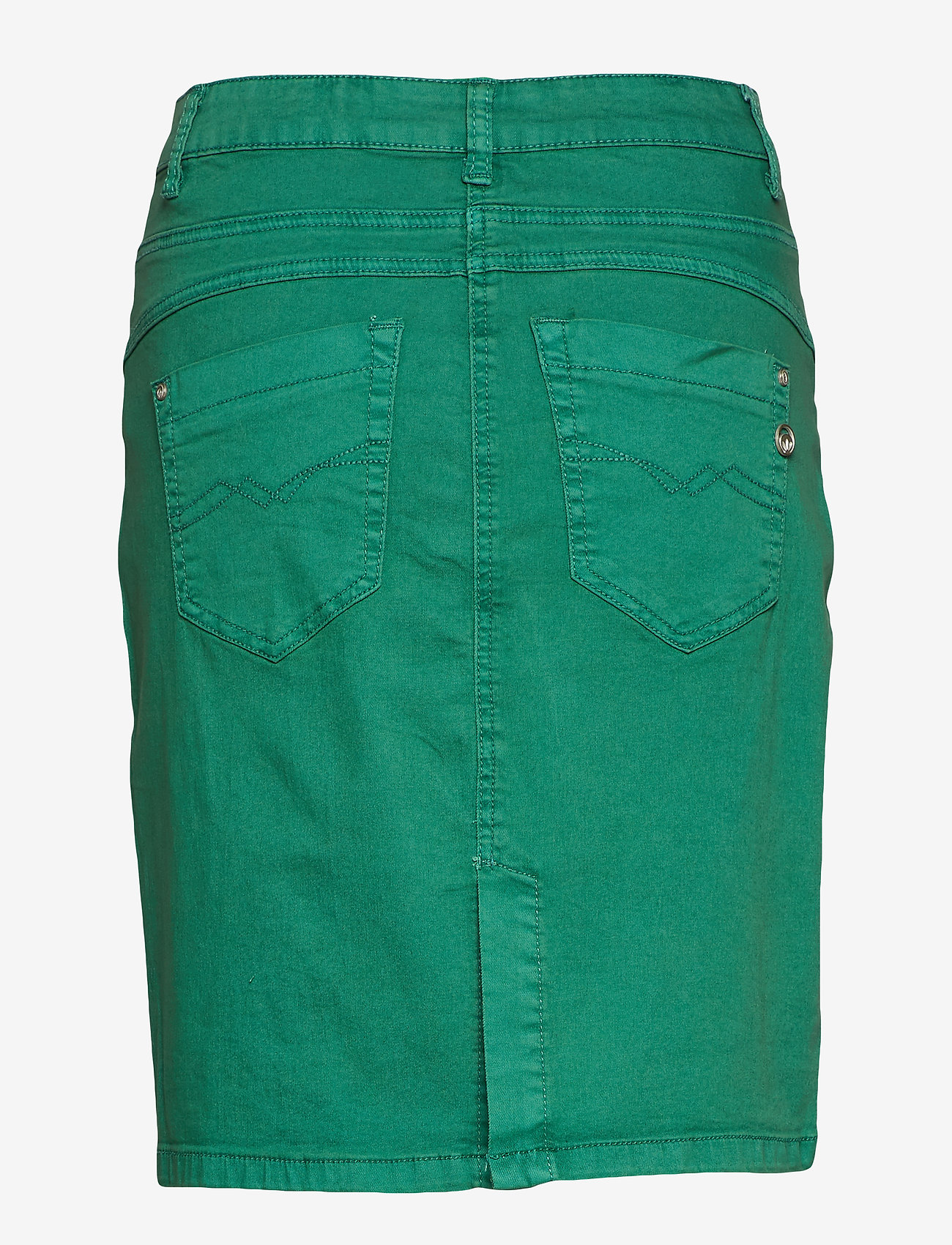 Cream - Amalie skirt - knee lgd. - bottle green - 1