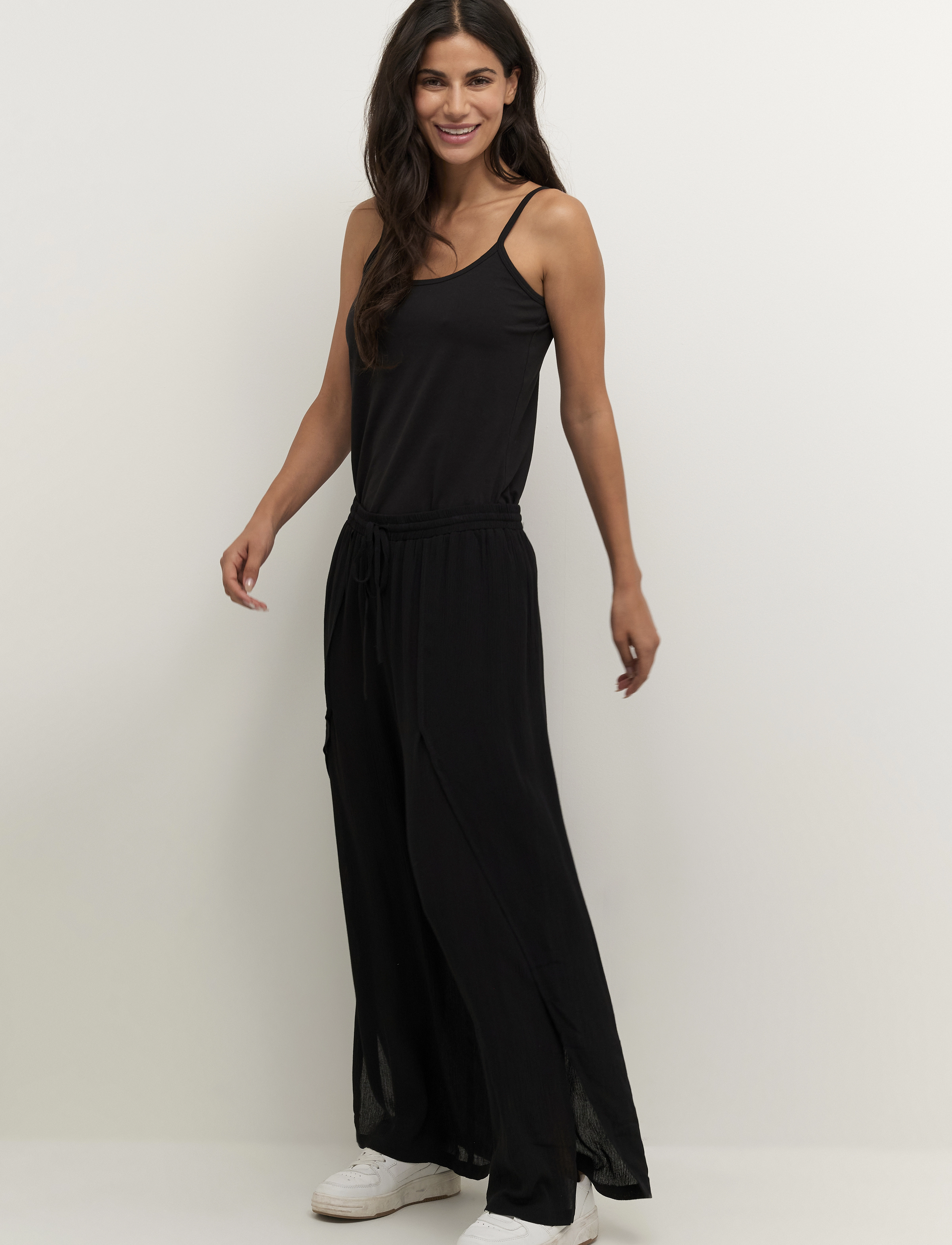 Cream - Allie Pants - pitch black - 3