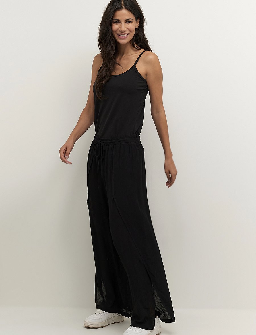 Cream - Allie Pants - pitch black - 3