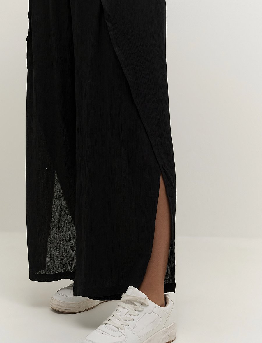 Cream - Allie Pants - pitch black - 5