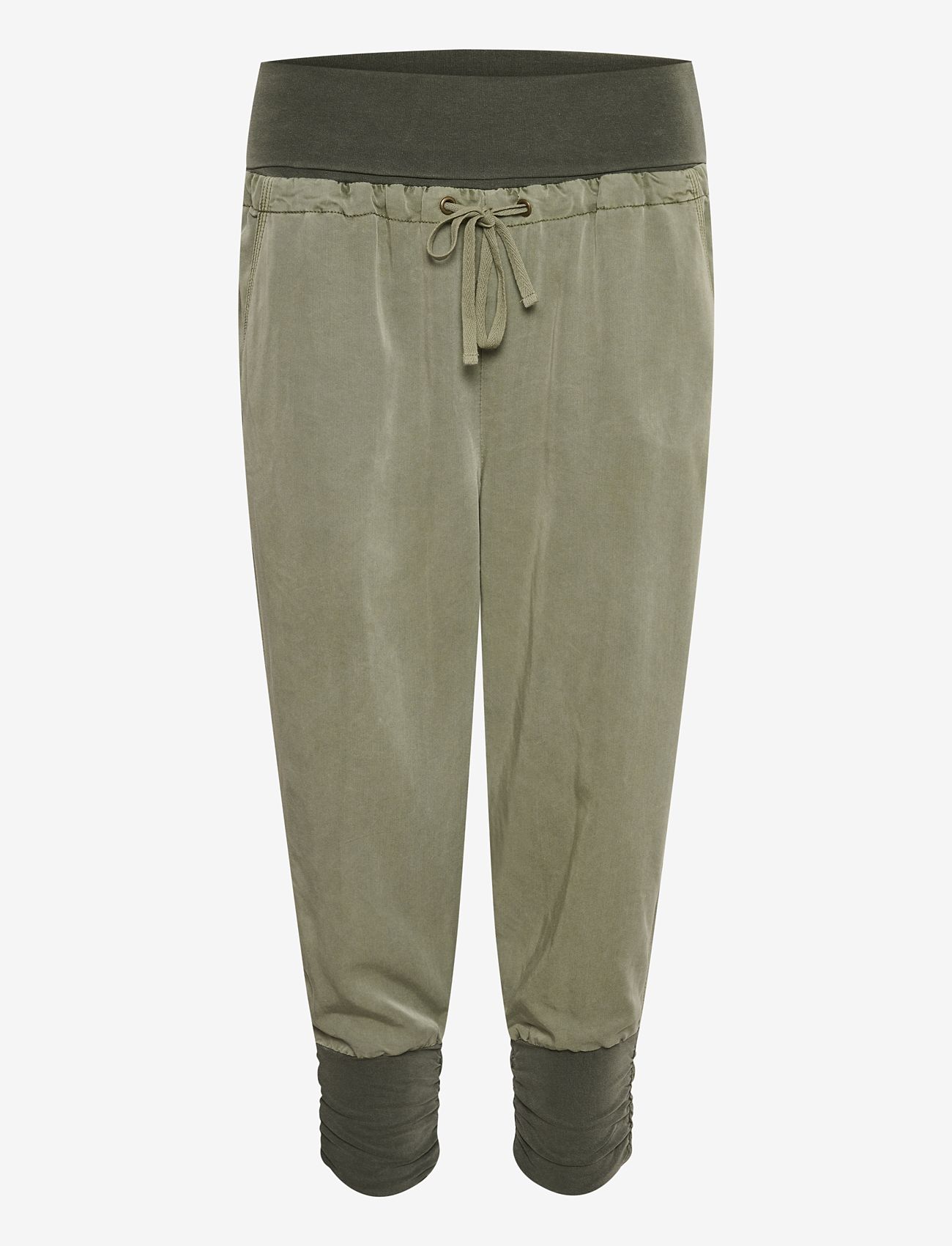 Cream - CRLinee pant - caprihose - oil green - 0