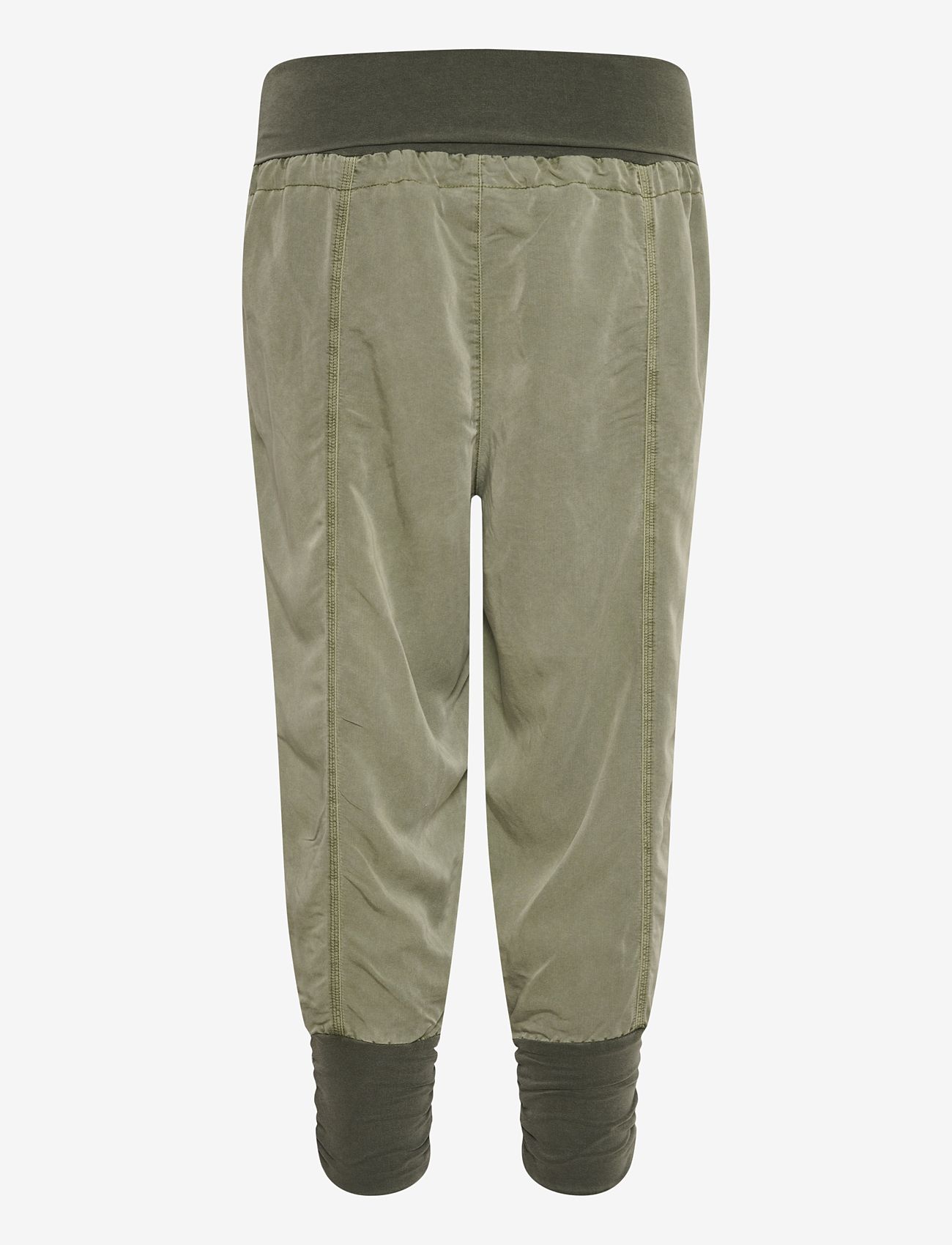 Cream - CRLinee pant - caprihose - oil green - 2