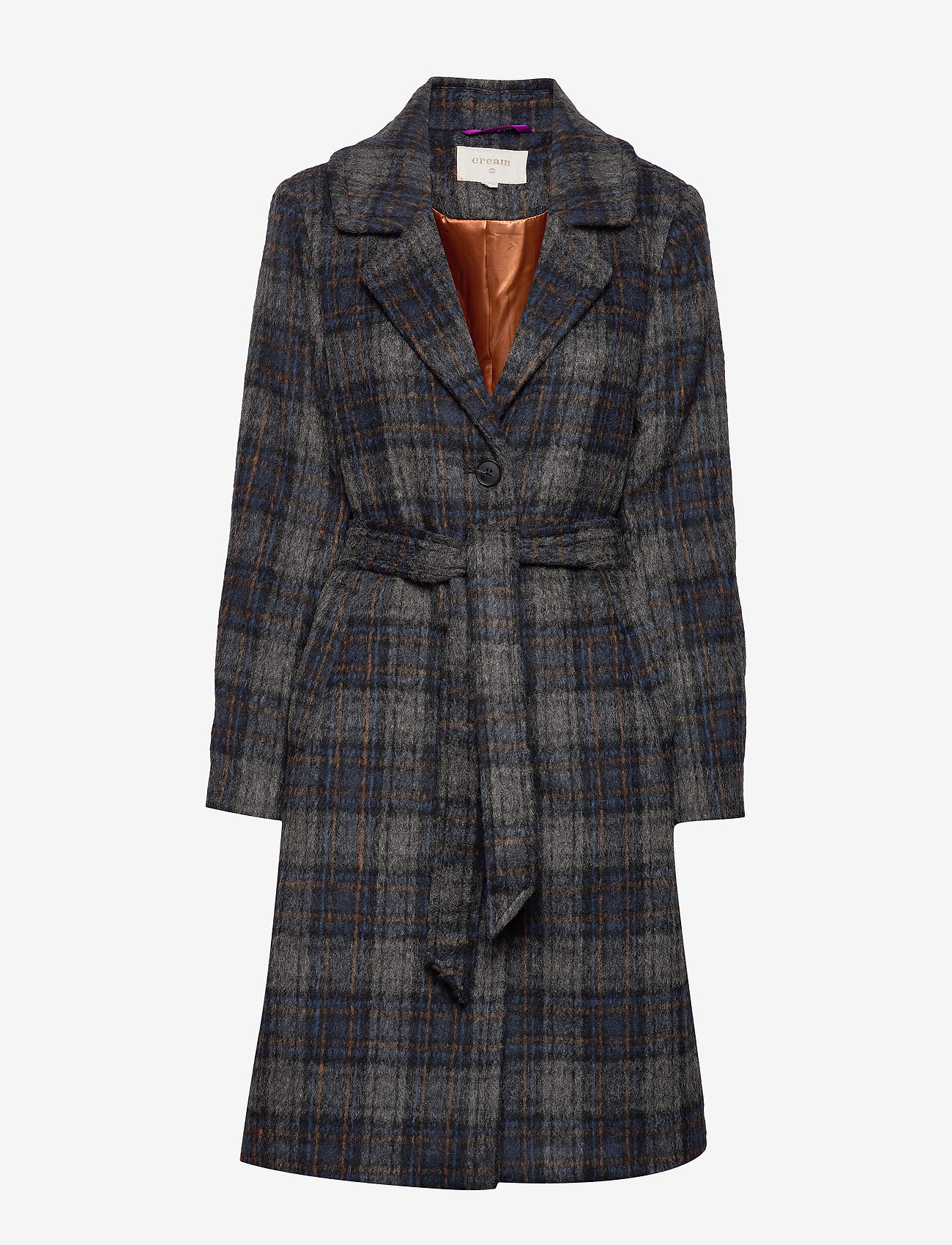 Cream - Chekia coat - pitch black - 0