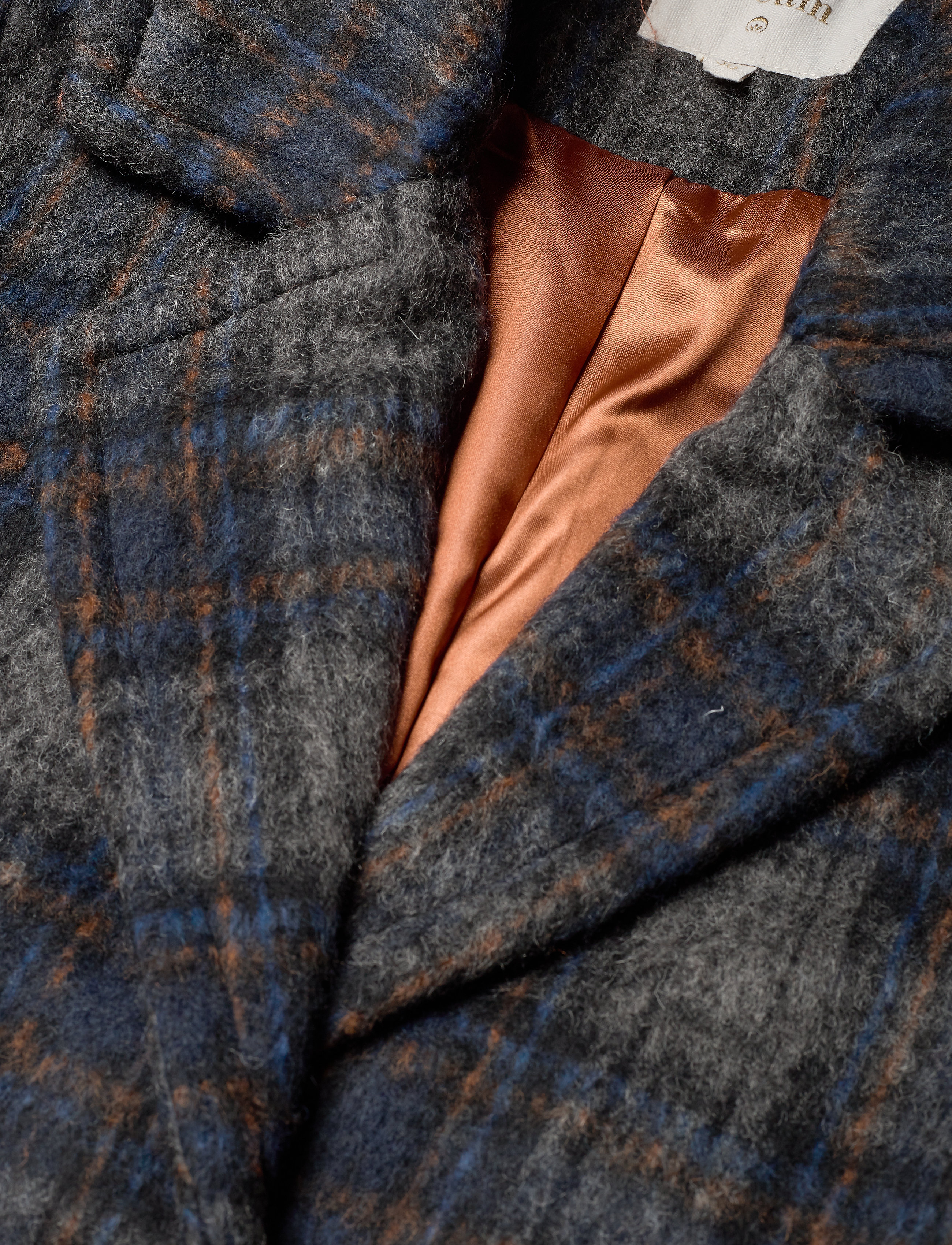 Cream - Chekia coat - pitch black - 2