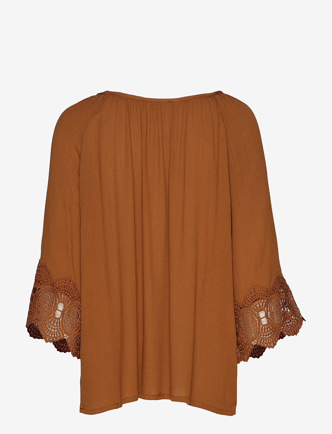 Cream - Bea button blouse - bronzed - 1