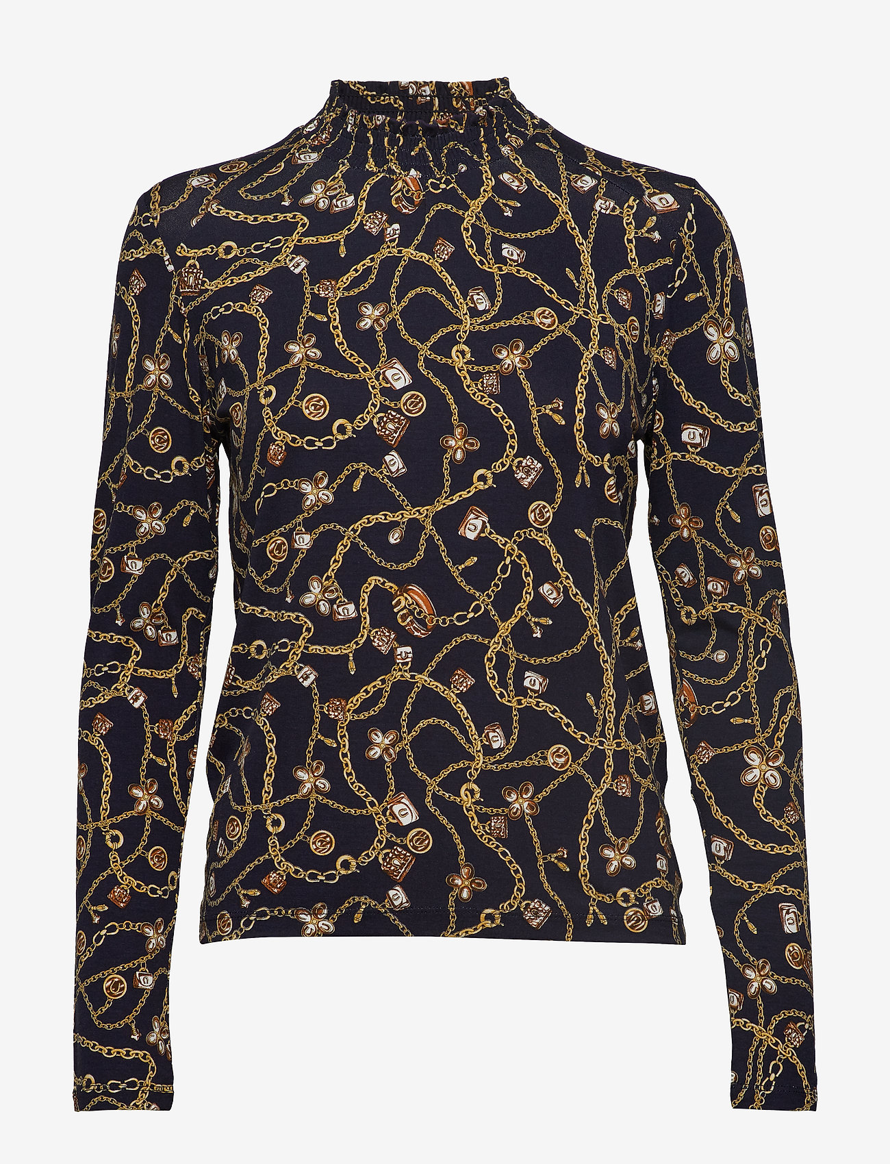 Chamilla chain T-shirt - CAPTAIN NAVY