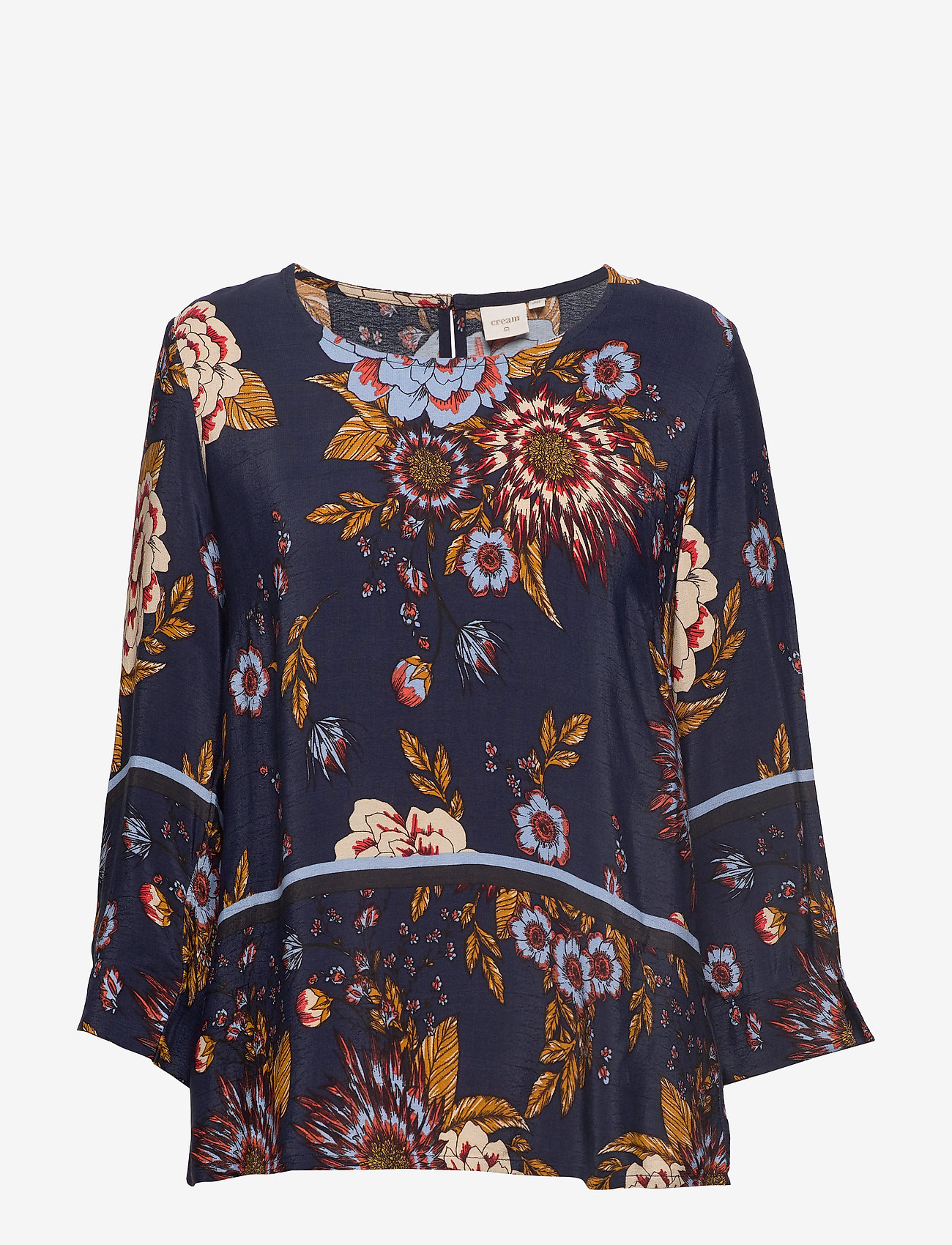 Cream - Ranja blouse - captain navy - 0