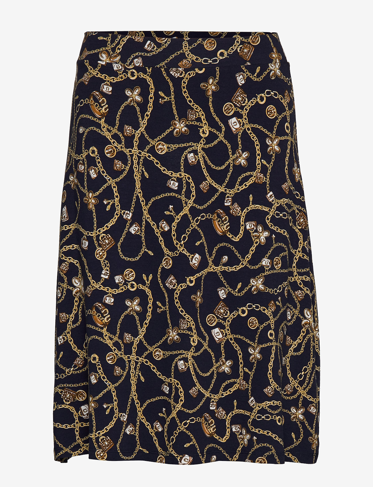 Cream - Chamilla chain skirt - captain navy - 0