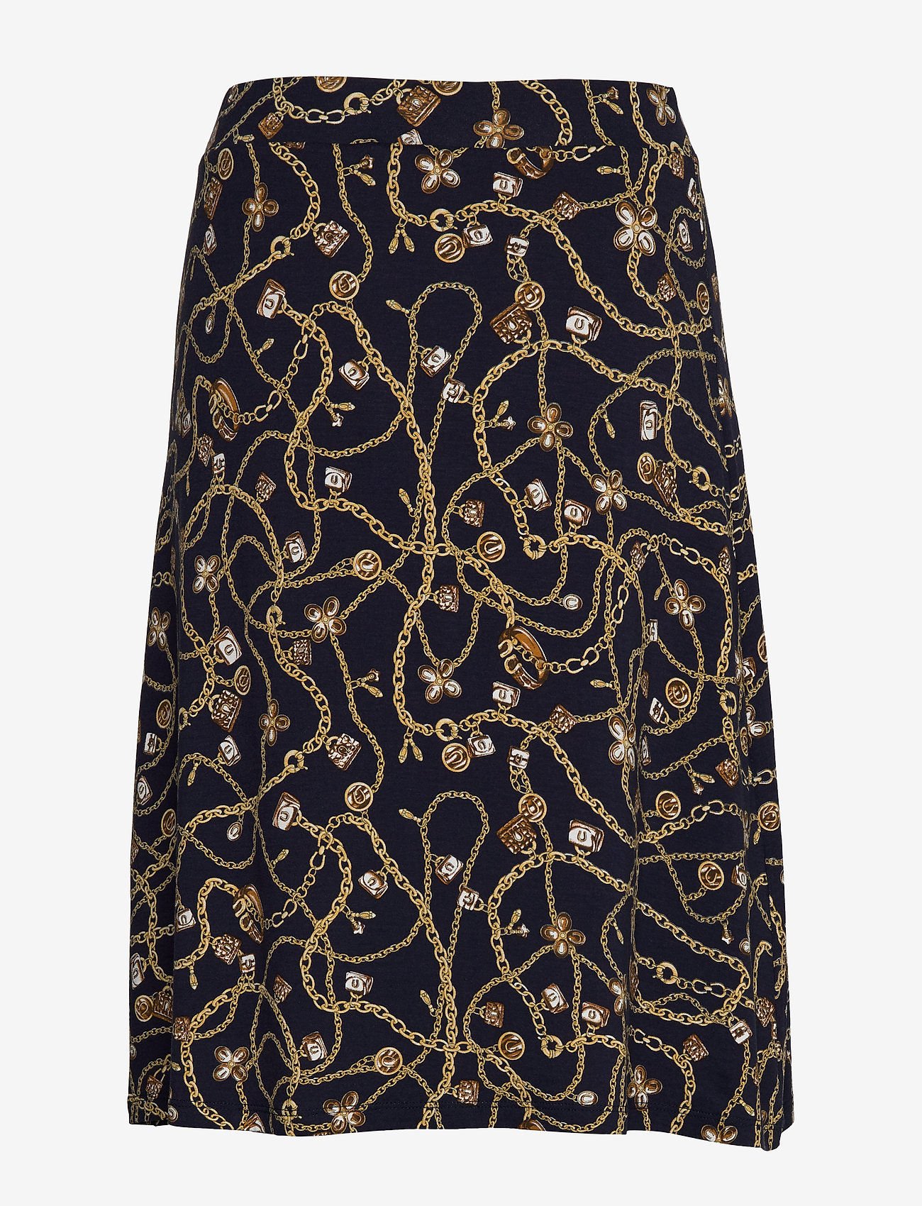 Cream - Chamilla chain skirt - captain navy - 1