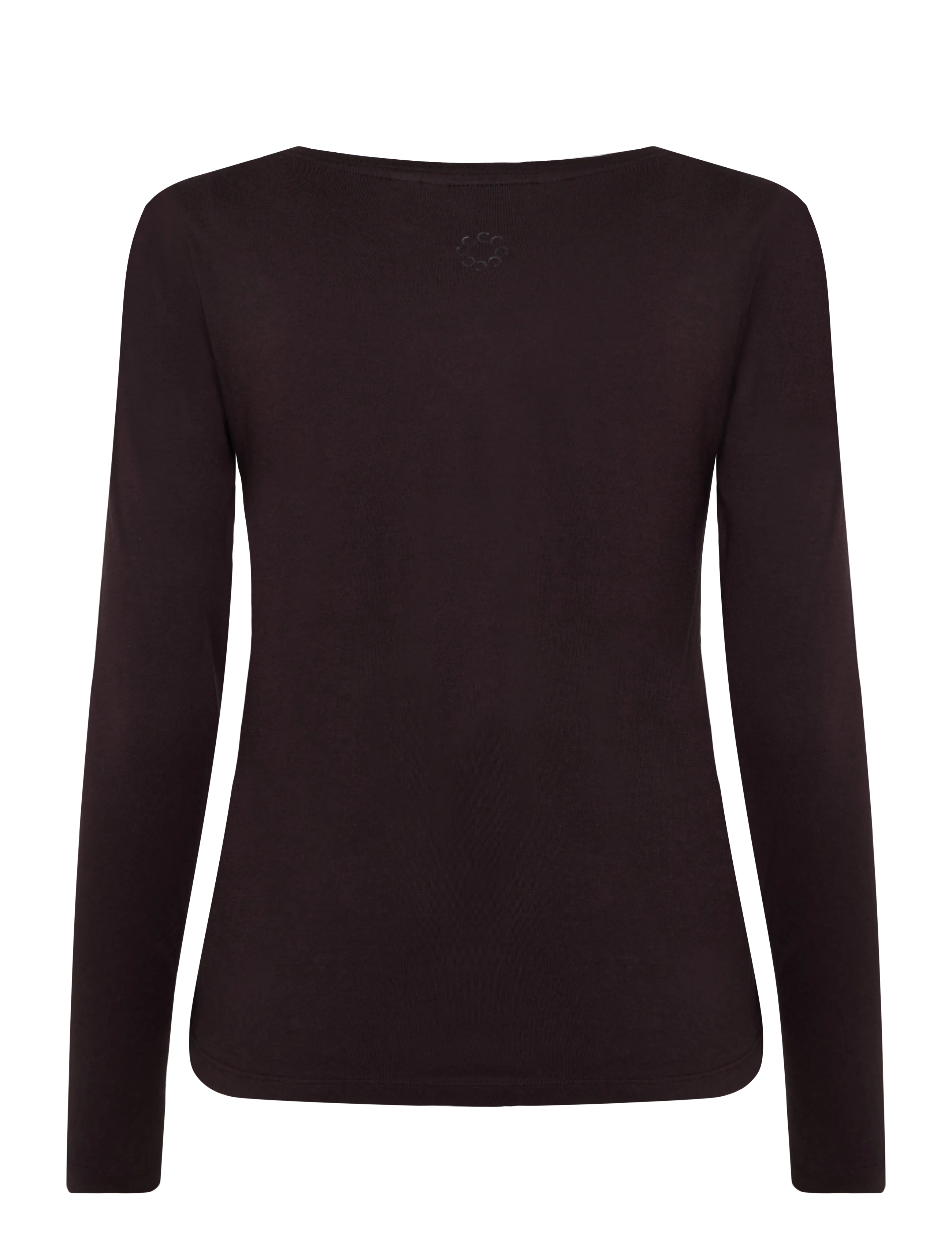 Cream - Naia long sleeve T-shirt - langärmlige tops - chocolate plum - 1