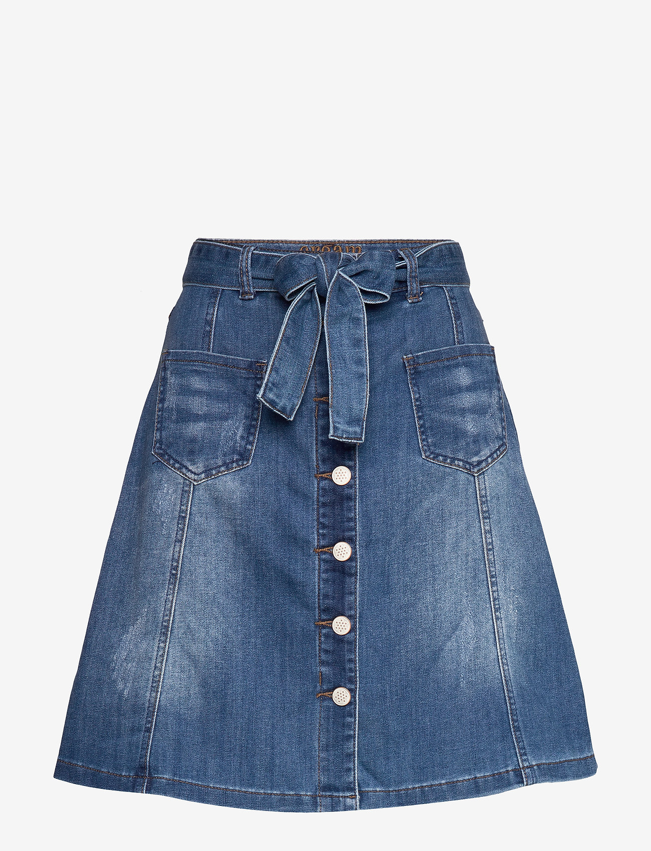 Cream - AlmaCR Denim Skirt - rich blue denim - 0