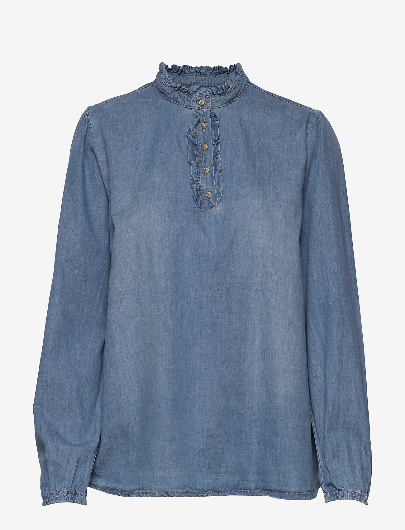 Cream - SandrineCR Blouse - blue denim - 0