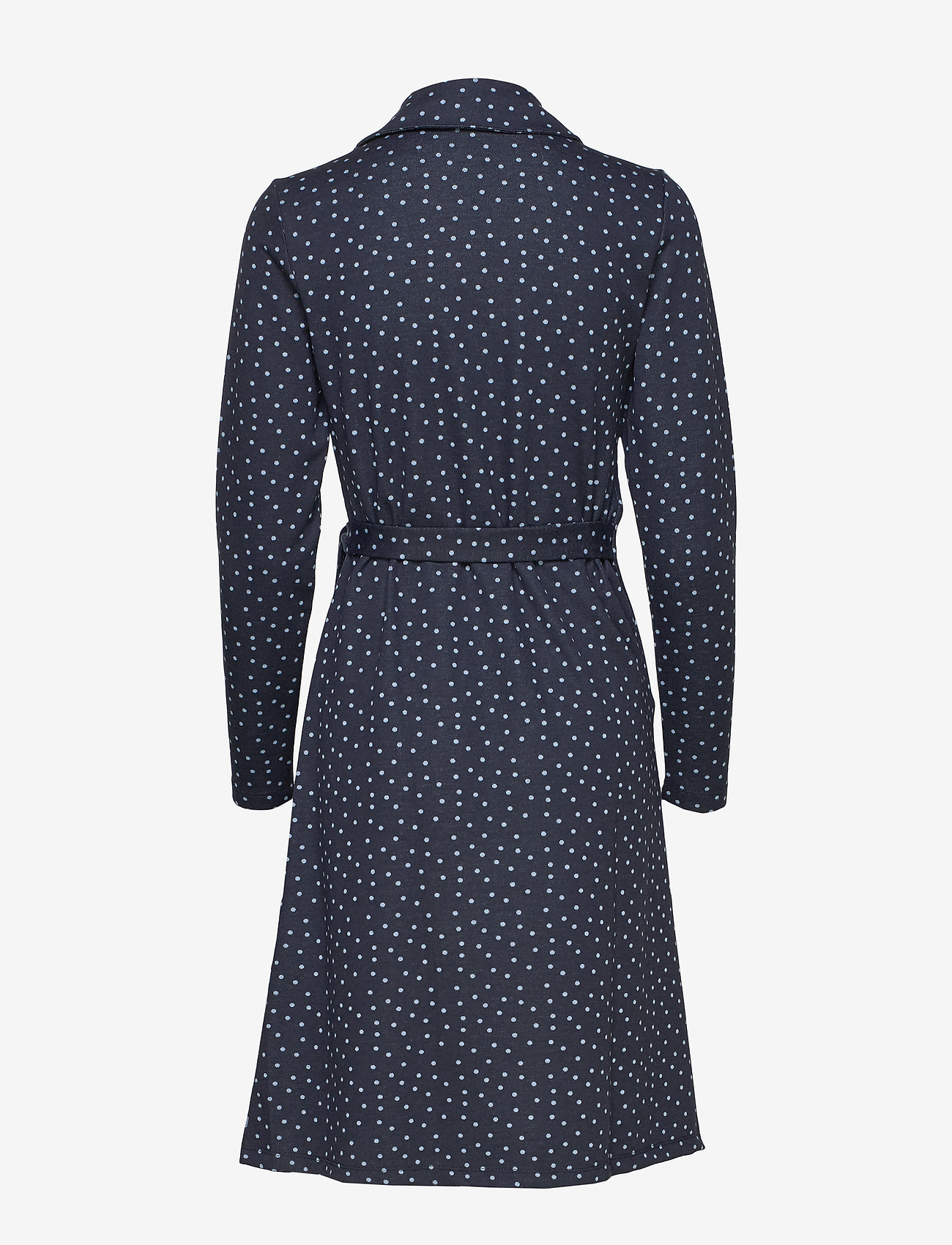 Cream - SuedaCR Wrap Dress - royal navy blue - 1