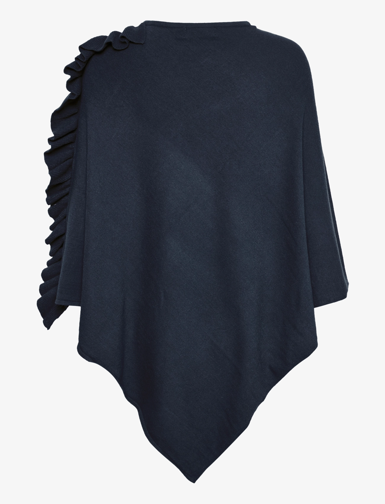 Cream - OdetteCR Poncho - ponchos & capes - royal navy blue - 2