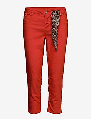 Cream - VavaCR 3/4 Pant coco fit - straight jeans - aurora red - 2