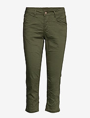 Cream - VavaCR 3/4 Pant coco fit - straight jeans - burnt olive - 0