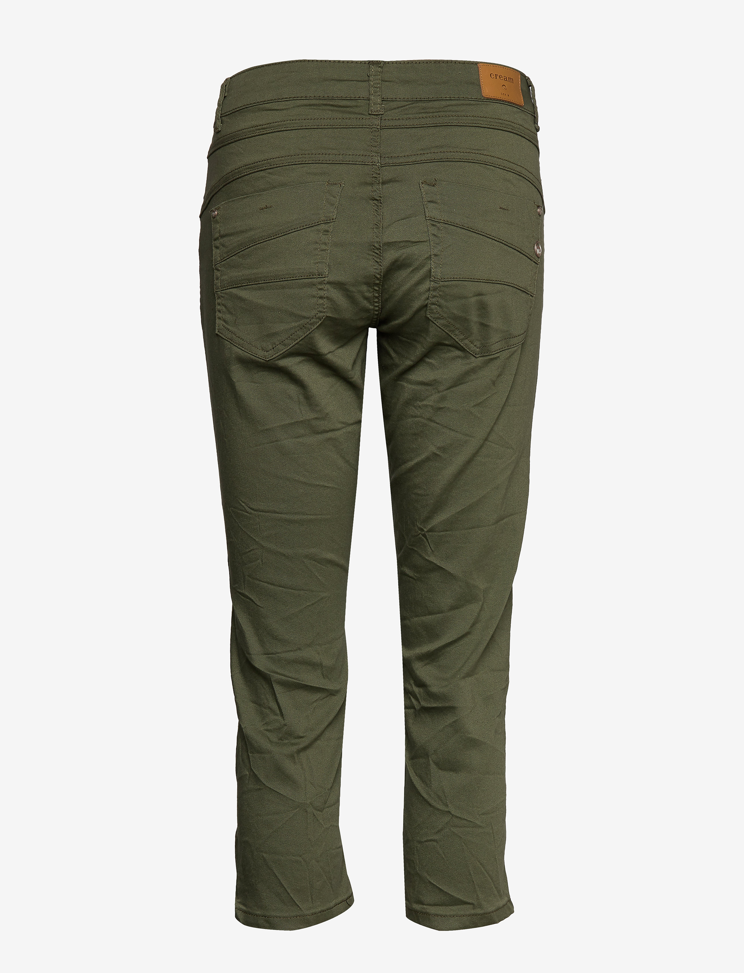 Cream - VavaCR 3/4 Pant coco fit - straight jeans - burnt olive - 1