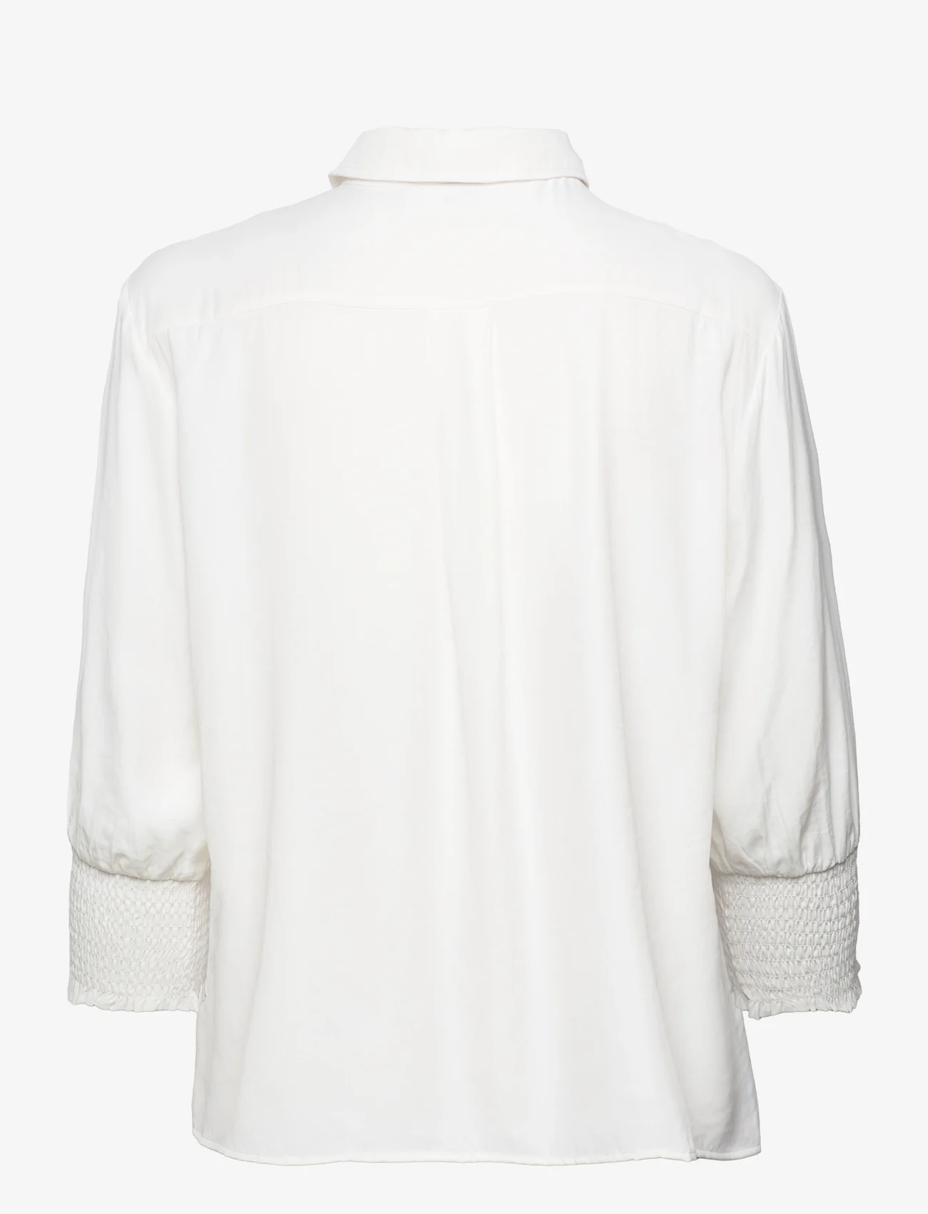 Cream - NolaCR Shirt - pitkähihaiset paidat - chalk - 1