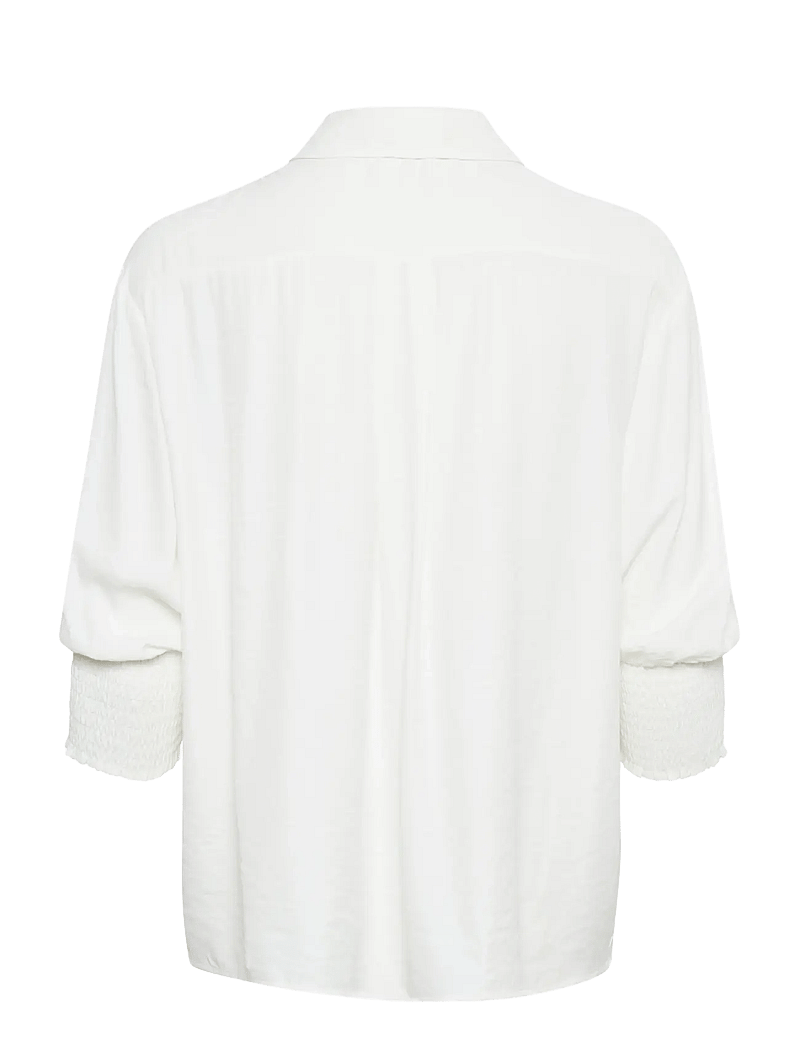 Cream - NolaCR Shirt - långärmade blusar - chalk - 2