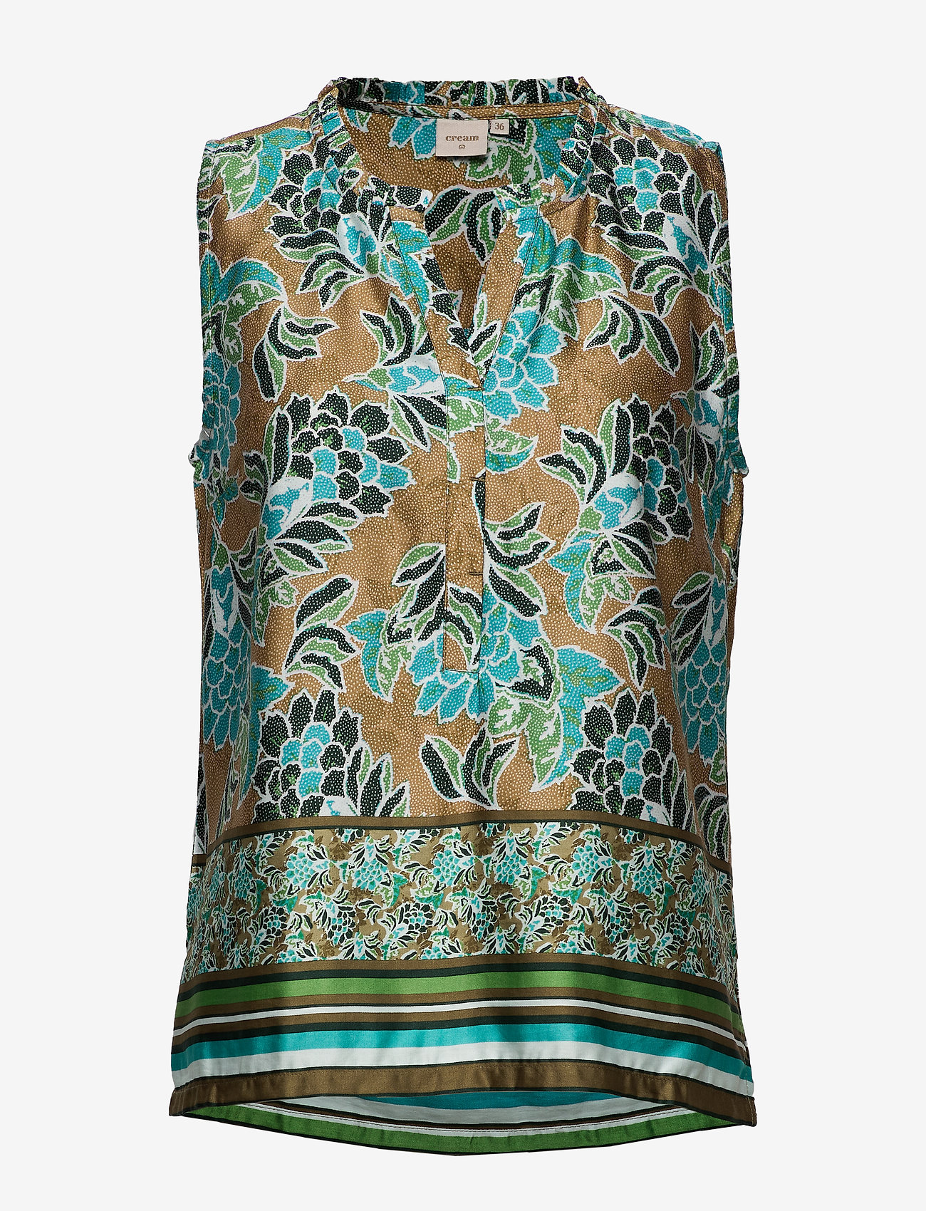Cream - BahiaCR Top - green moss - 0