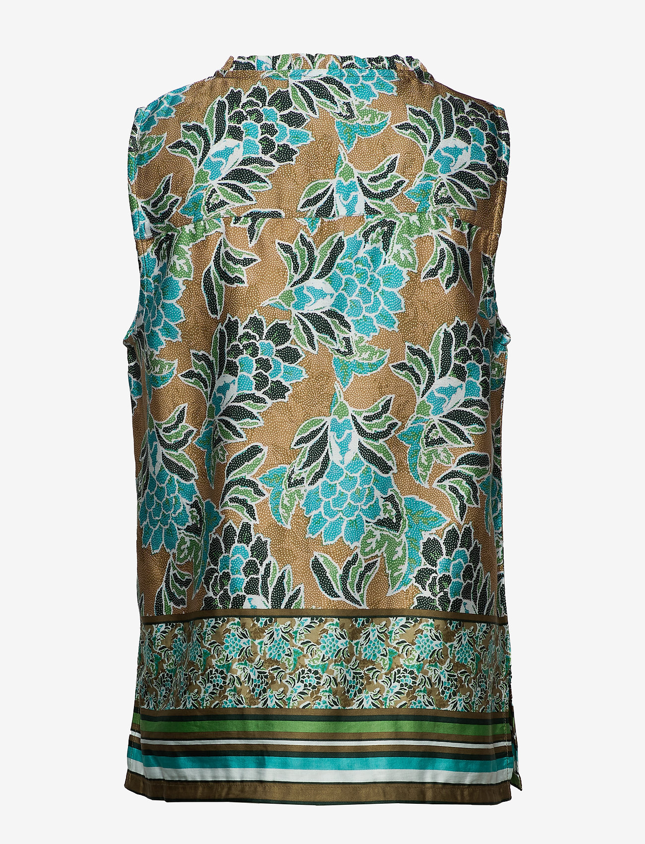 Cream - BahiaCR Top - green moss - 1