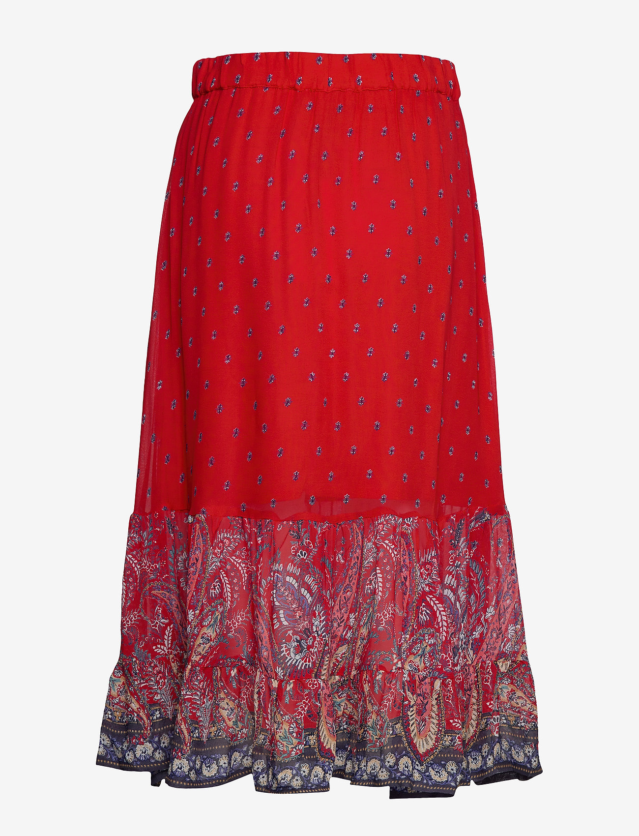 Cream - NalitaCR Skirt - aurora red - 1