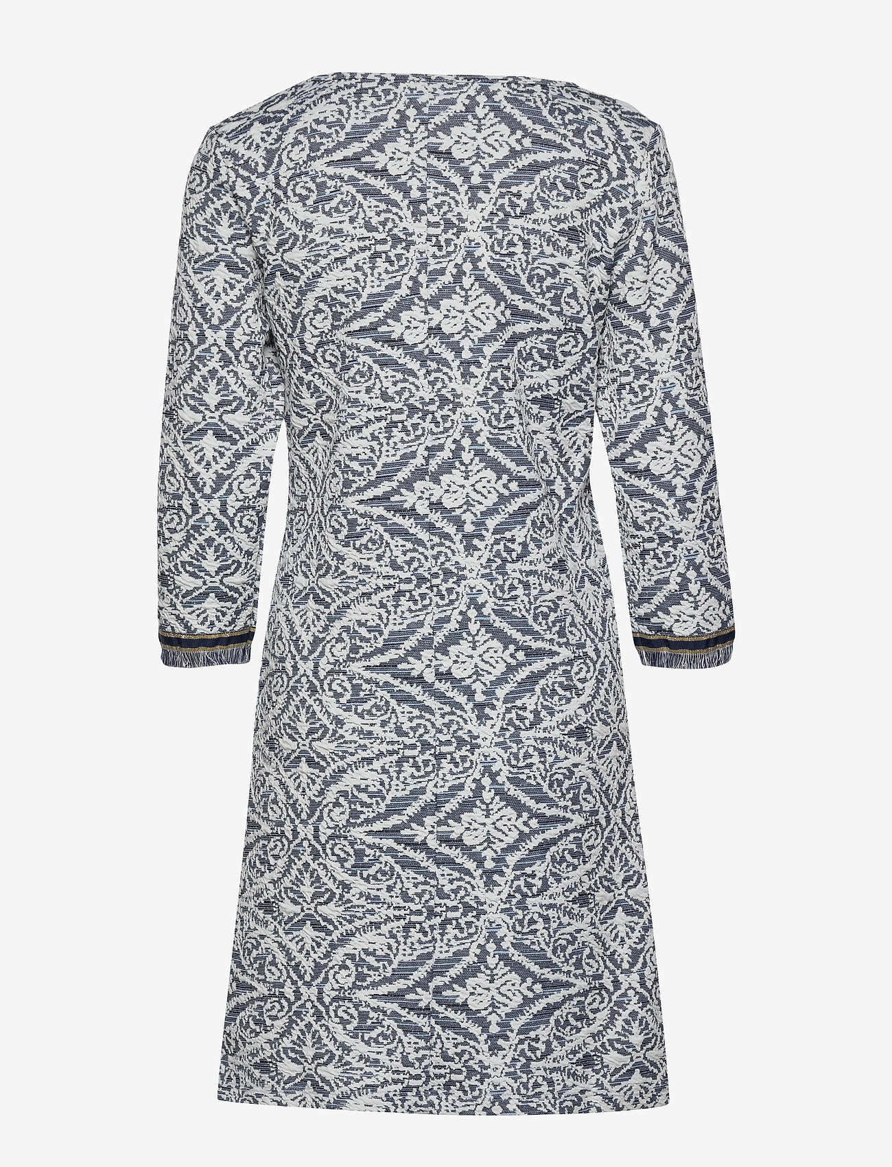 Cream - VavaCR Tunic - royal navy blue - 1