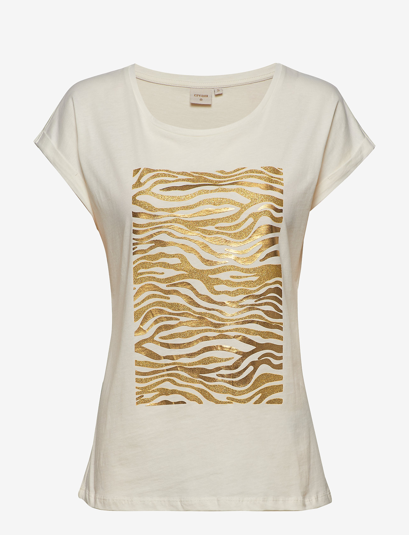 Cream - PiaCR T-shirt - gold - 0