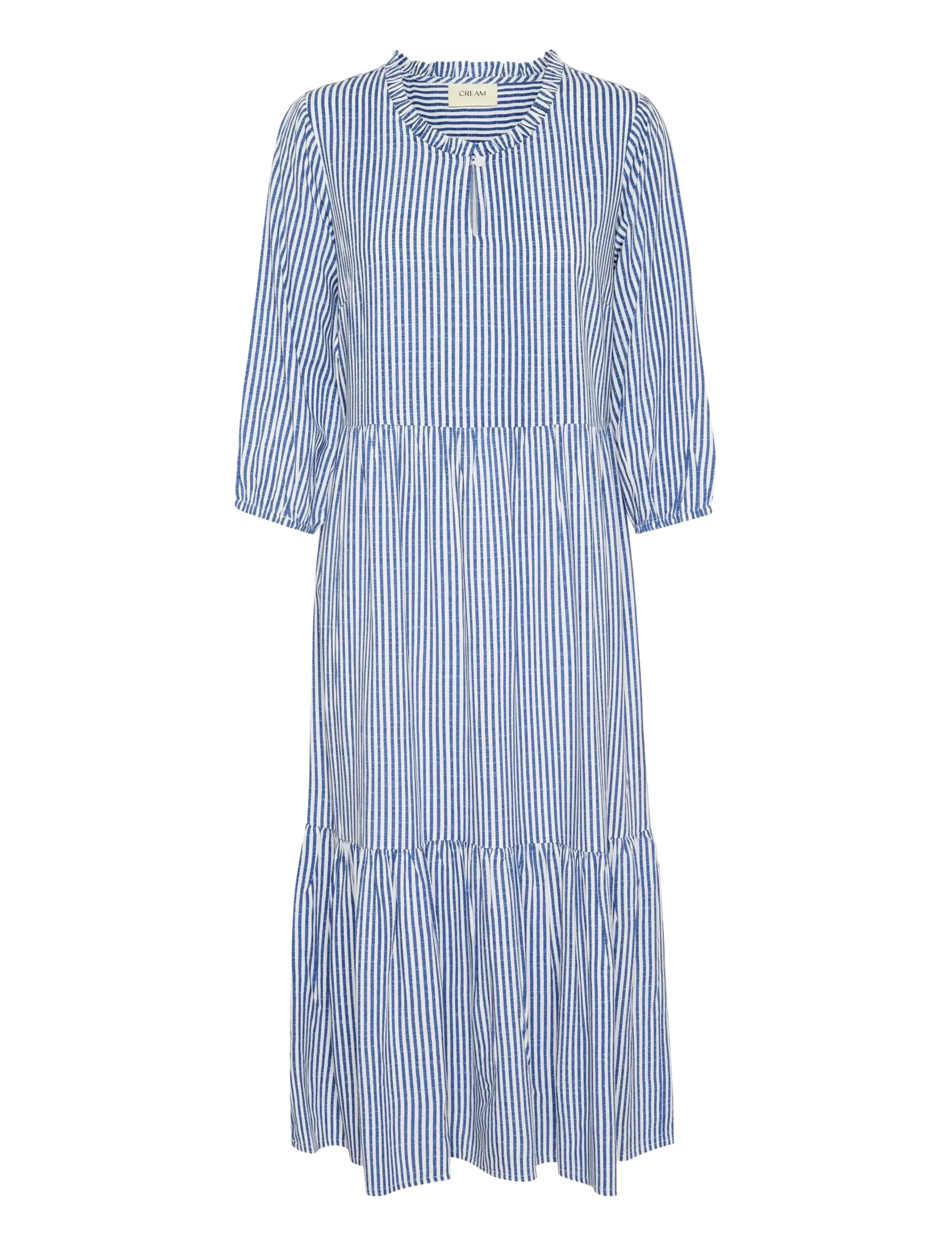 CREAM Crtiah Flounce Kleid Blau - 42 - Damen