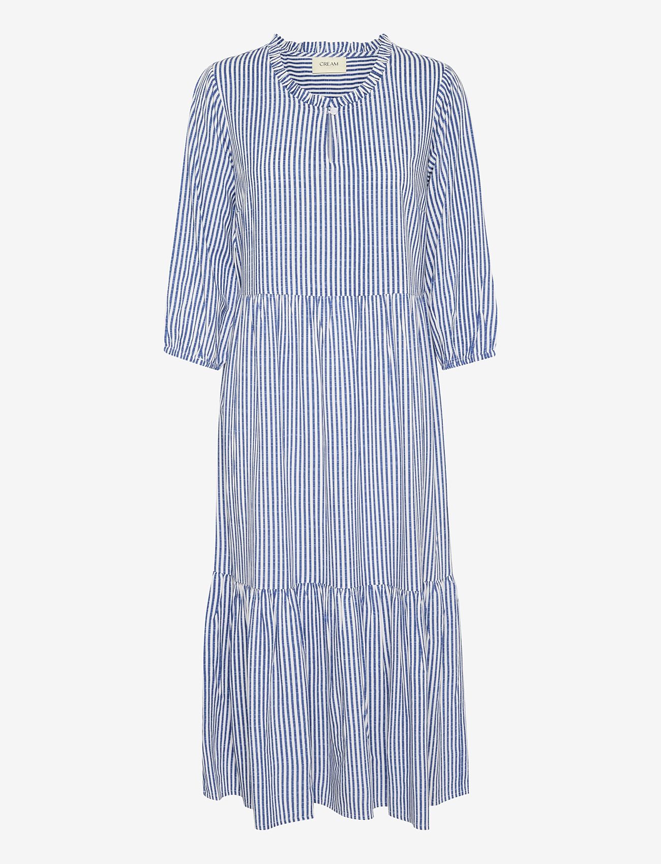 Cream - CRTiah Flounce Dress - sommarklänningar - blue milkboy - 1