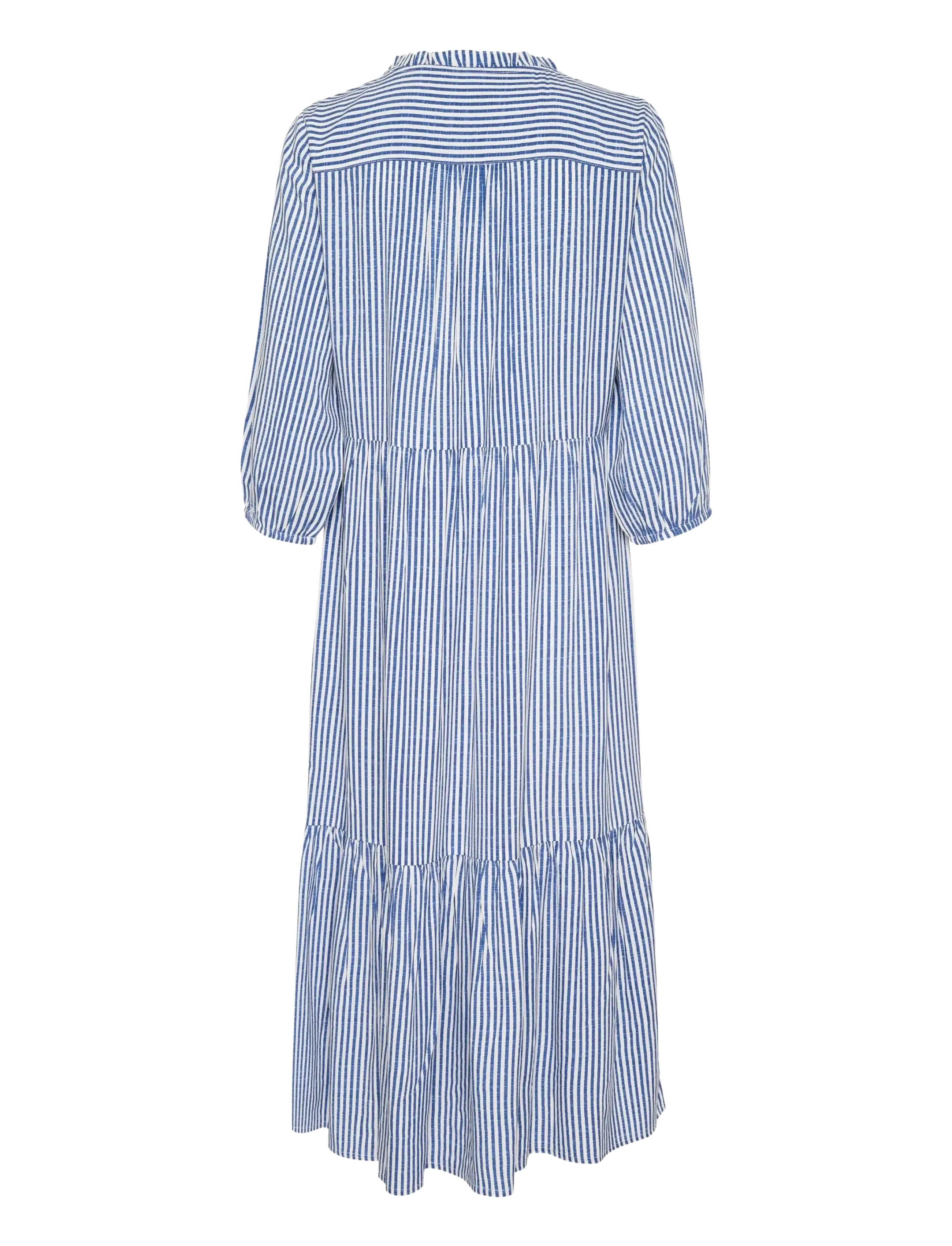 Cream - CRTiah Flounce Dress - suvekleidid - blue milkboy - 2