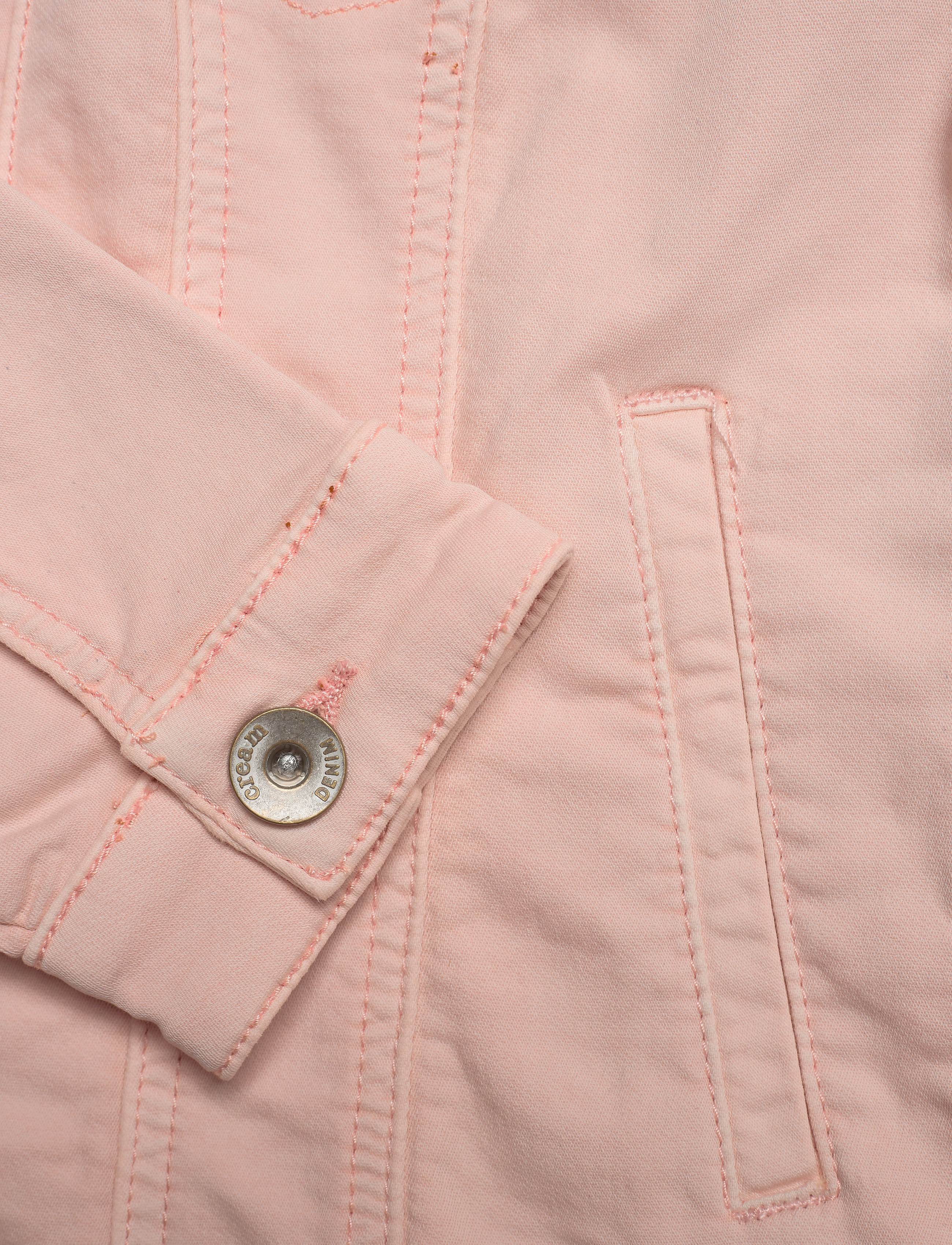 Cream - RikkaCR Jogg Denim Jacket - spring pink - 3