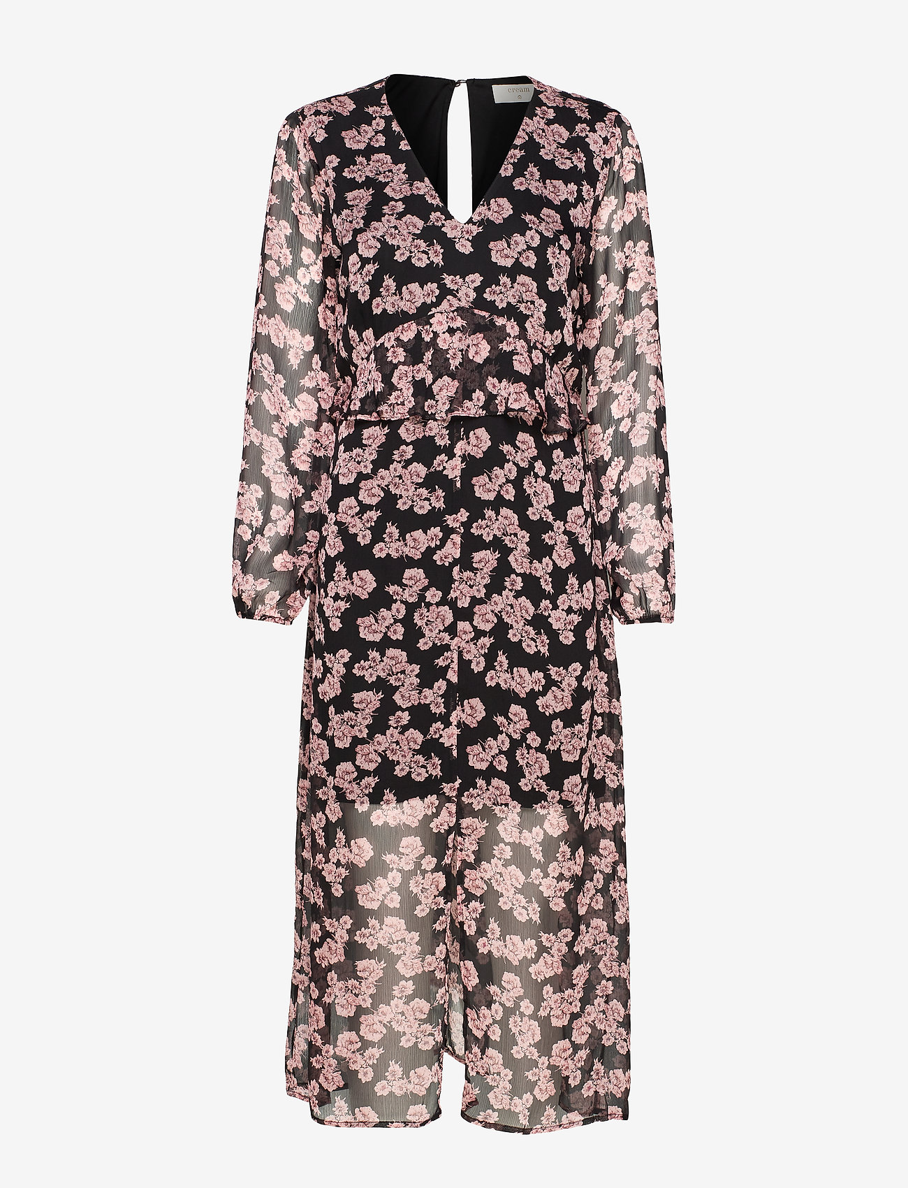 Cream - JapaCR Dress - allover print black/rosa - 0