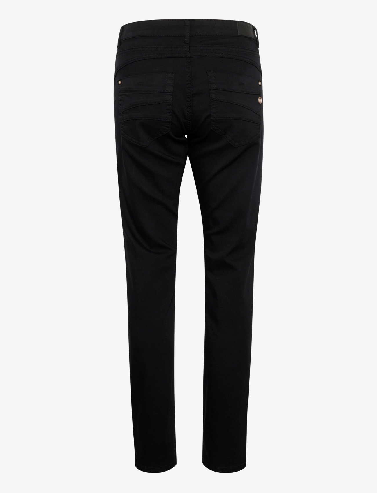 Cream - LotteCR Plain Twill - Coco Fit - skinny jeans - pitch black - 1