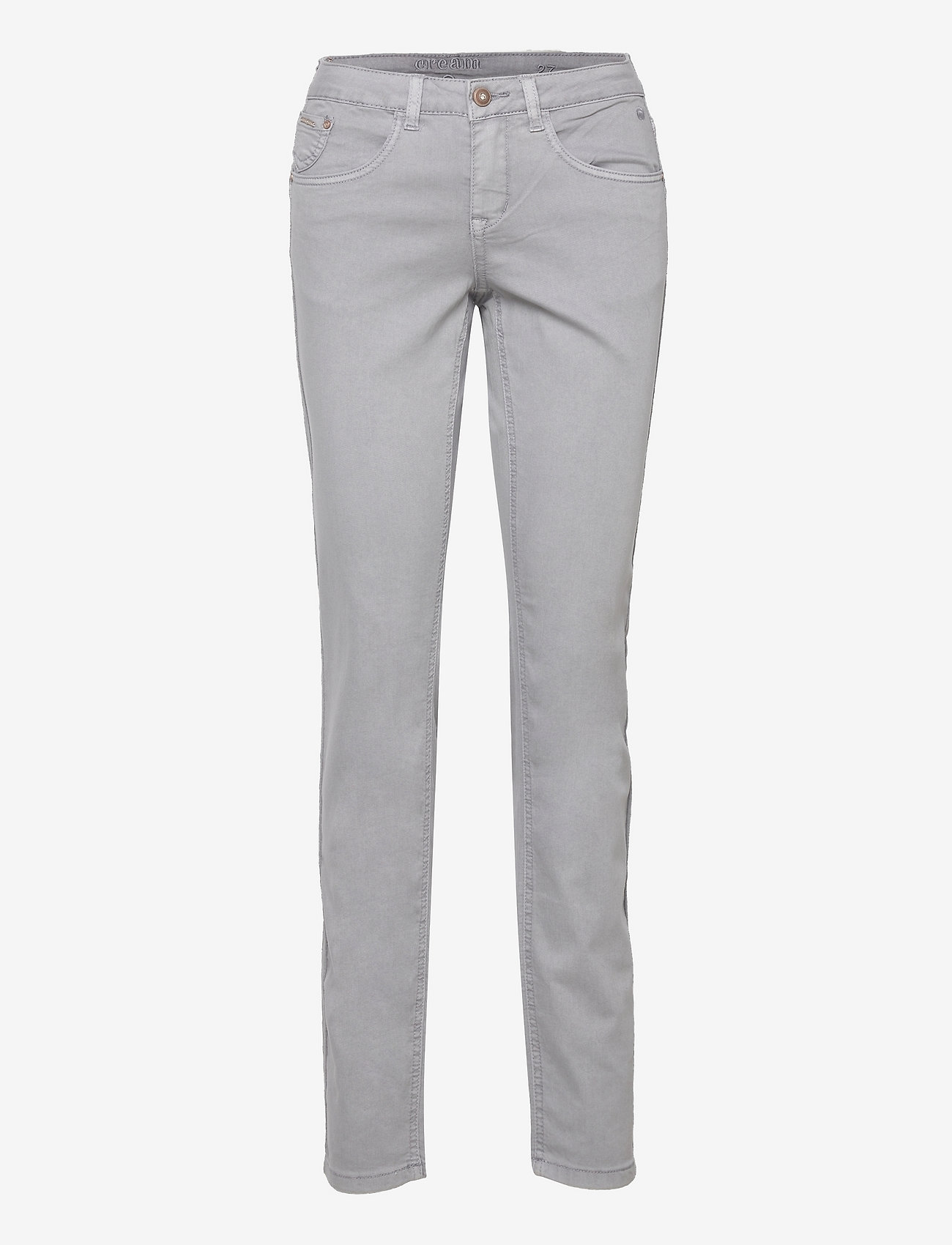 Cream - LotteCR Plain Twill - Coco Fit - džinsa bikses ar šaurām starām - silver sconce - 0