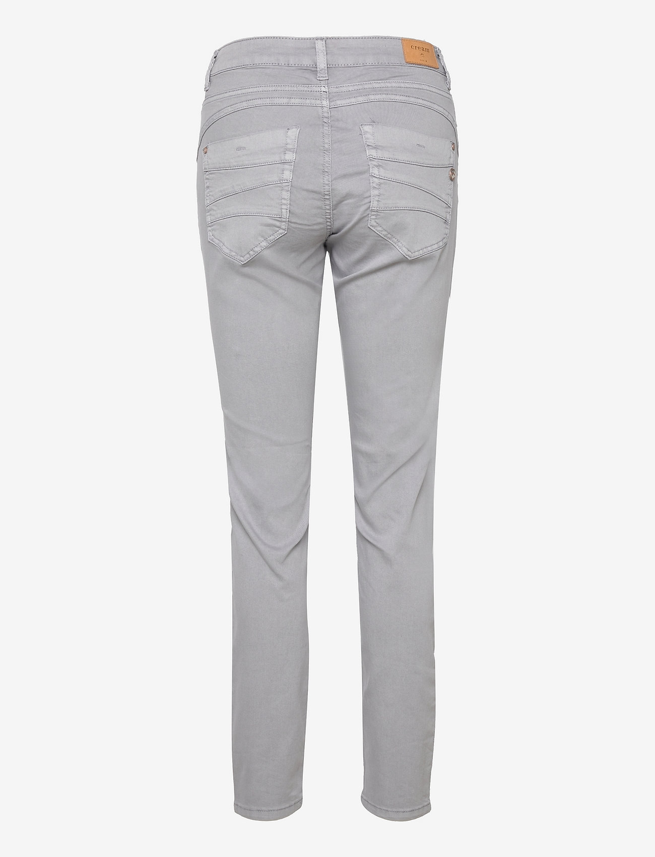 Cream - LotteCR Plain Twill - Coco Fit - džinsa bikses ar šaurām starām - silver sconce - 1
