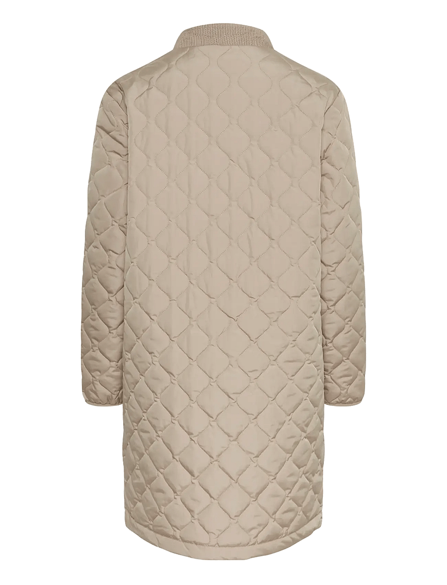Cream - ArwenCR Jacket - quiltede jakker - silver mink - 2
